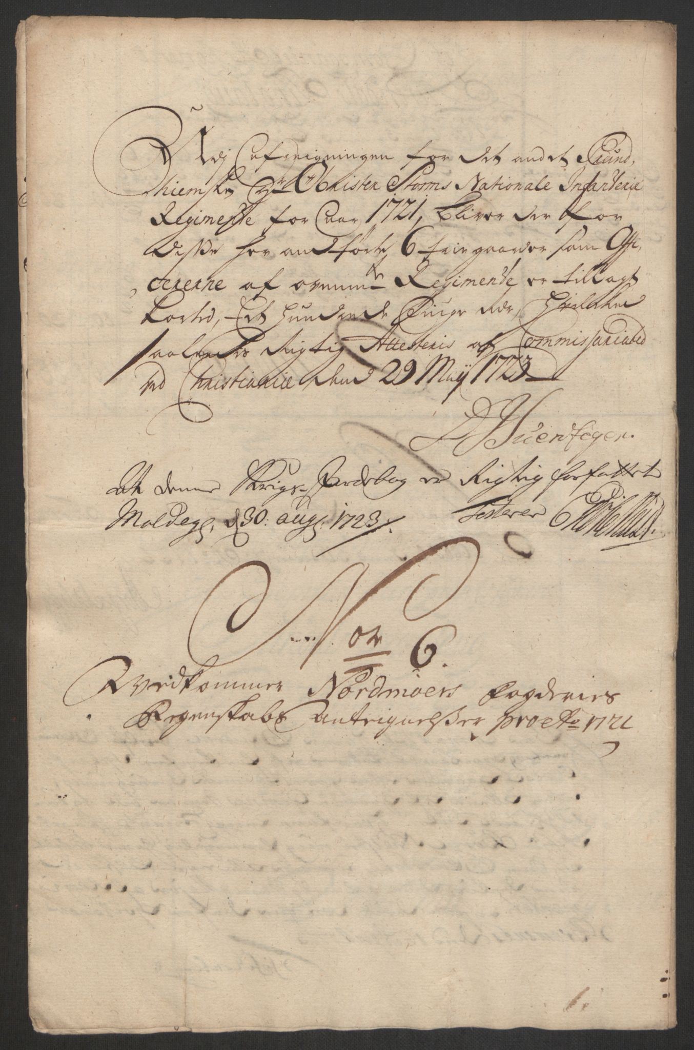 Rentekammeret inntil 1814, Reviderte regnskaper, Fogderegnskap, RA/EA-4092/R56/L3754: Fogderegnskap Nordmøre, 1721, p. 448