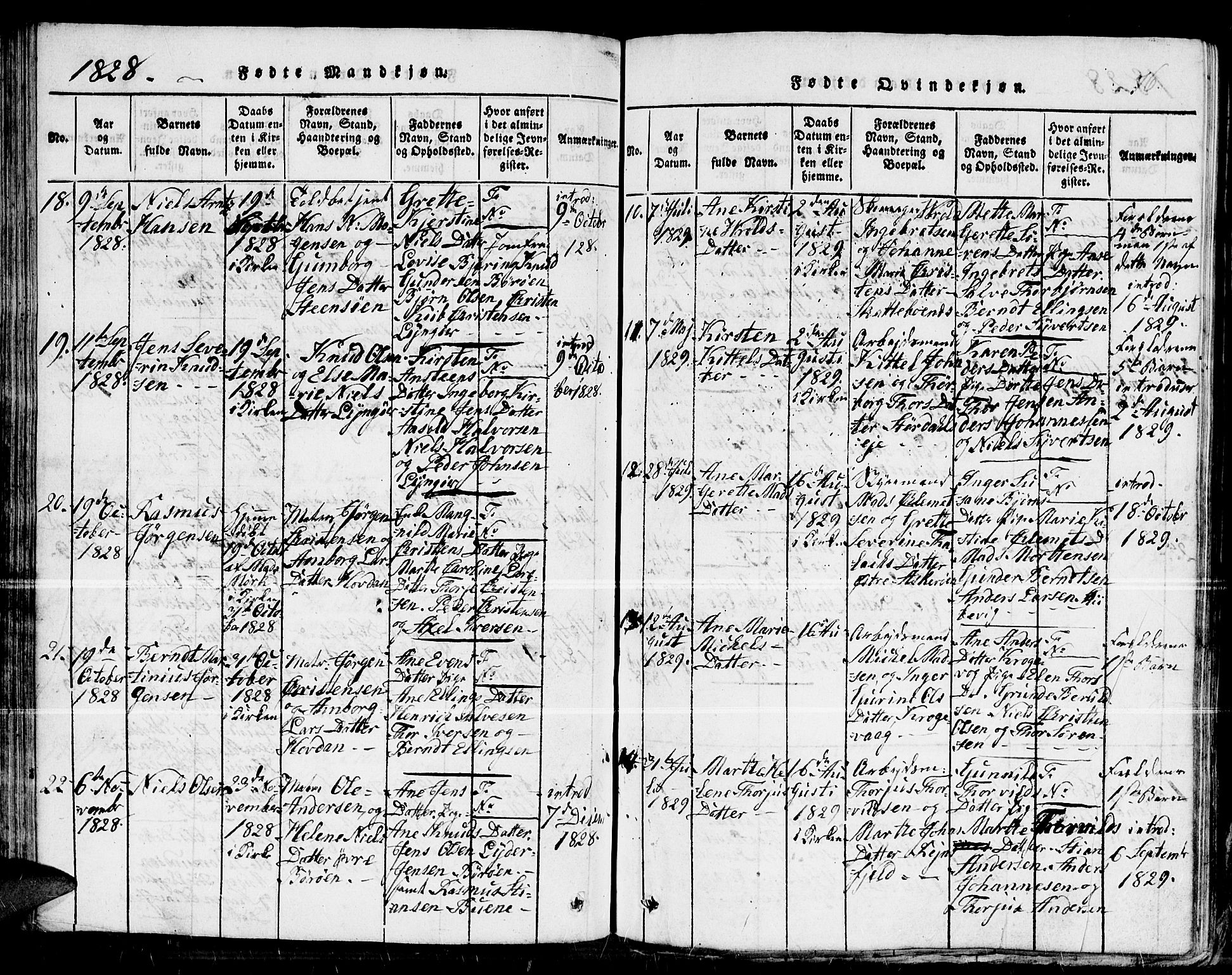 Dypvåg sokneprestkontor, AV/SAK-1111-0007/F/Fb/Fba/L0009: Parish register (copy) no. B 9, 1816-1842, p. 76