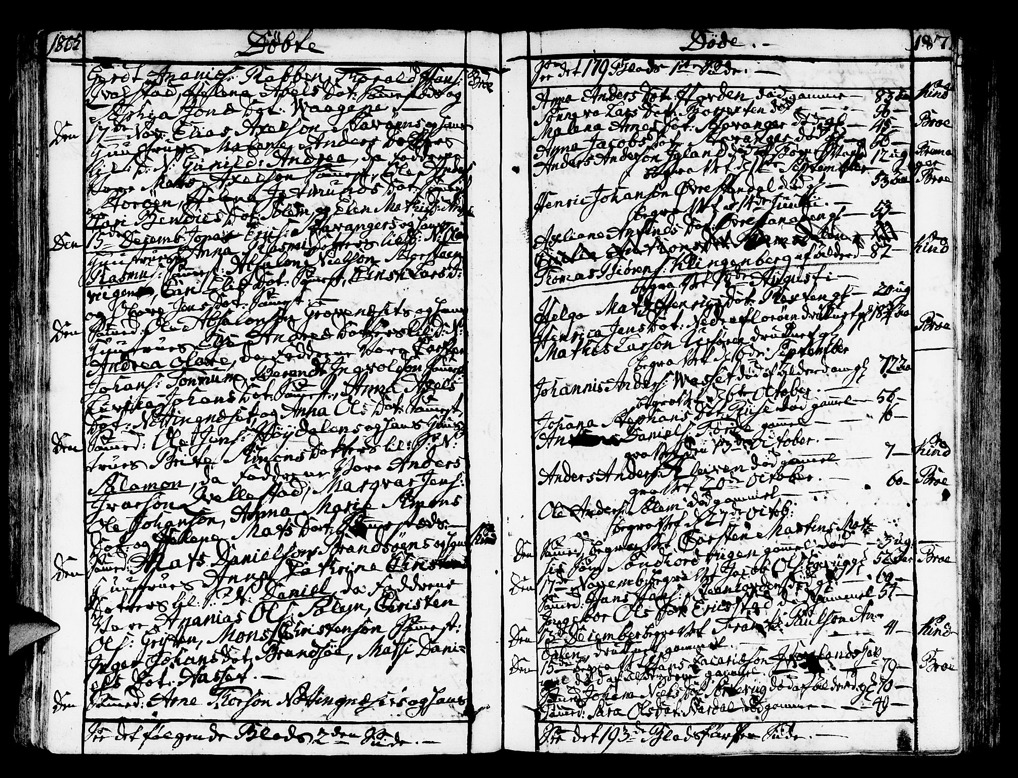 Kinn sokneprestembete, AV/SAB-A-80801/H/Haa/Haaa/L0003: Parish register (official) no. A 3, 1785-1821, p. 187