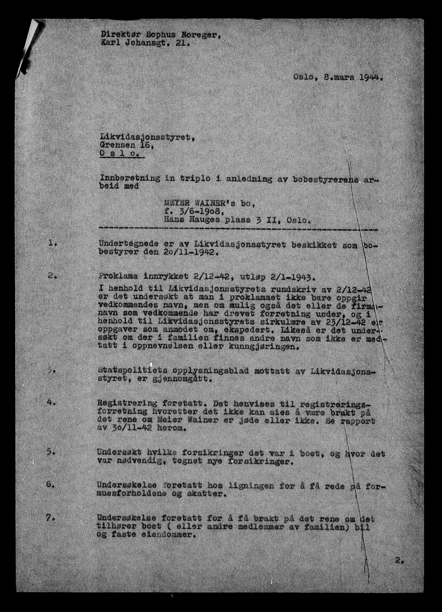 Justisdepartementet, Tilbakeføringskontoret for inndratte formuer, RA/S-1564/H/Hc/Hcc/L0985: --, 1945-1947, p. 255