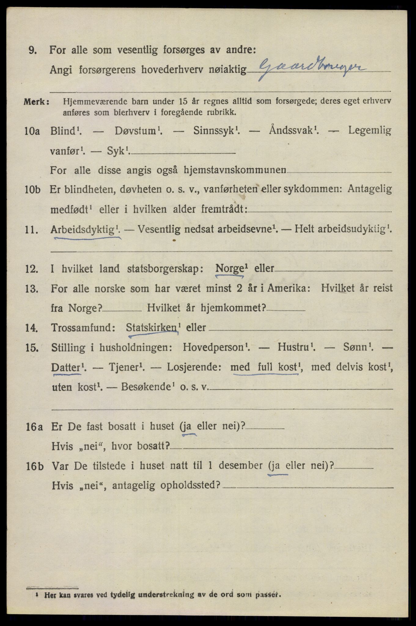 SAO, 1920 census for Nesodden, 1920, p. 5736