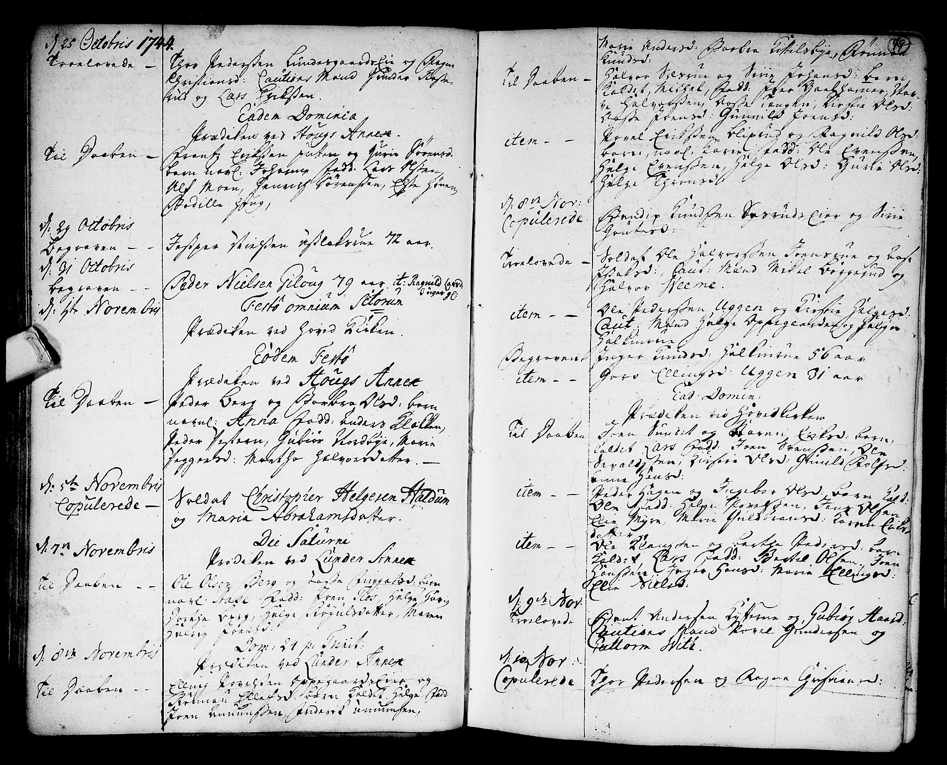 Norderhov kirkebøker, SAKO/A-237/F/Fa/L0003a: Parish register (official) no. 3, 1740-1757, p. 49
