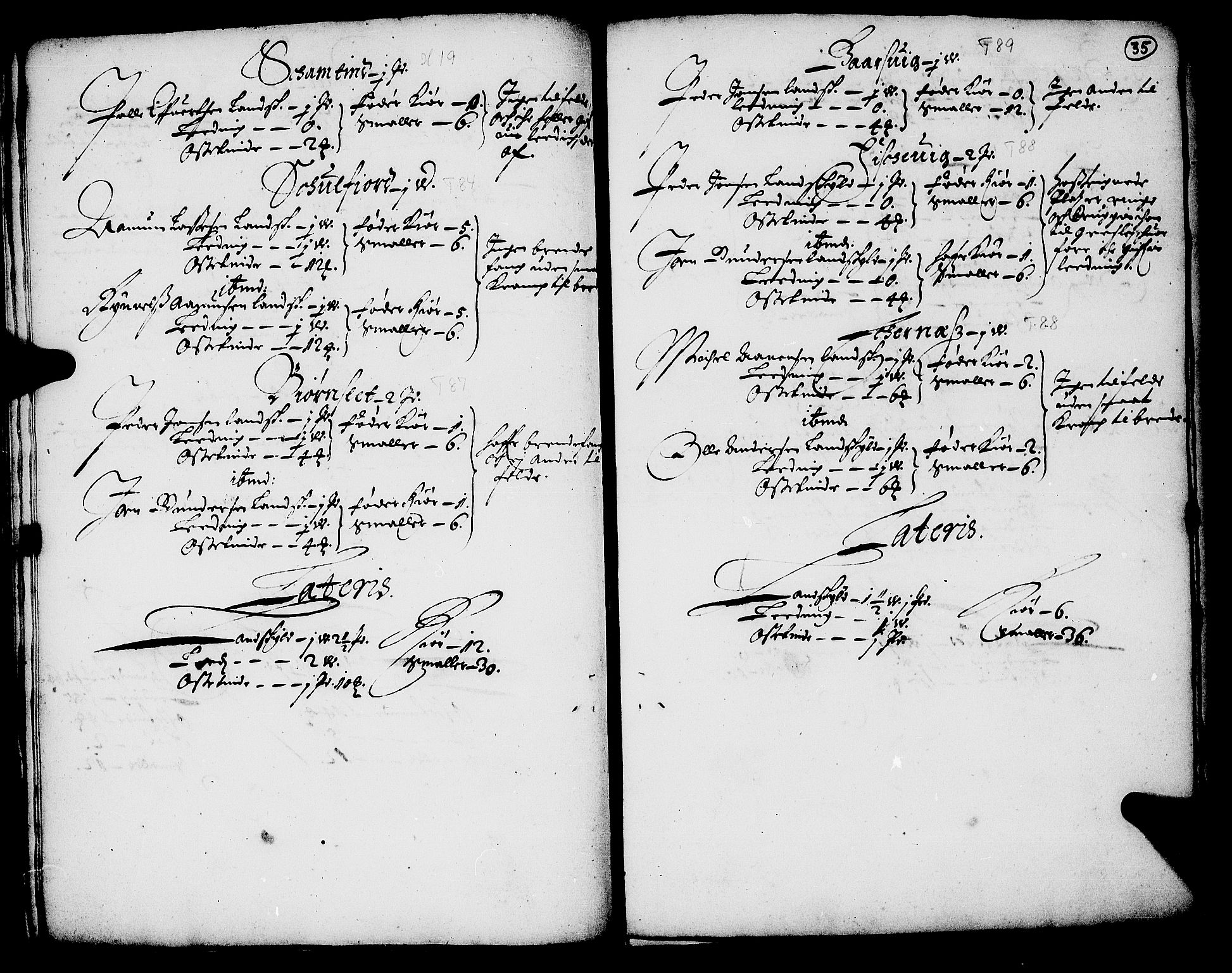 Rentekammeret inntil 1814, Realistisk ordnet avdeling, RA/EA-4070/N/Nb/Nba/L0059: Troms fogderi, 1667, p. 34b-35a
