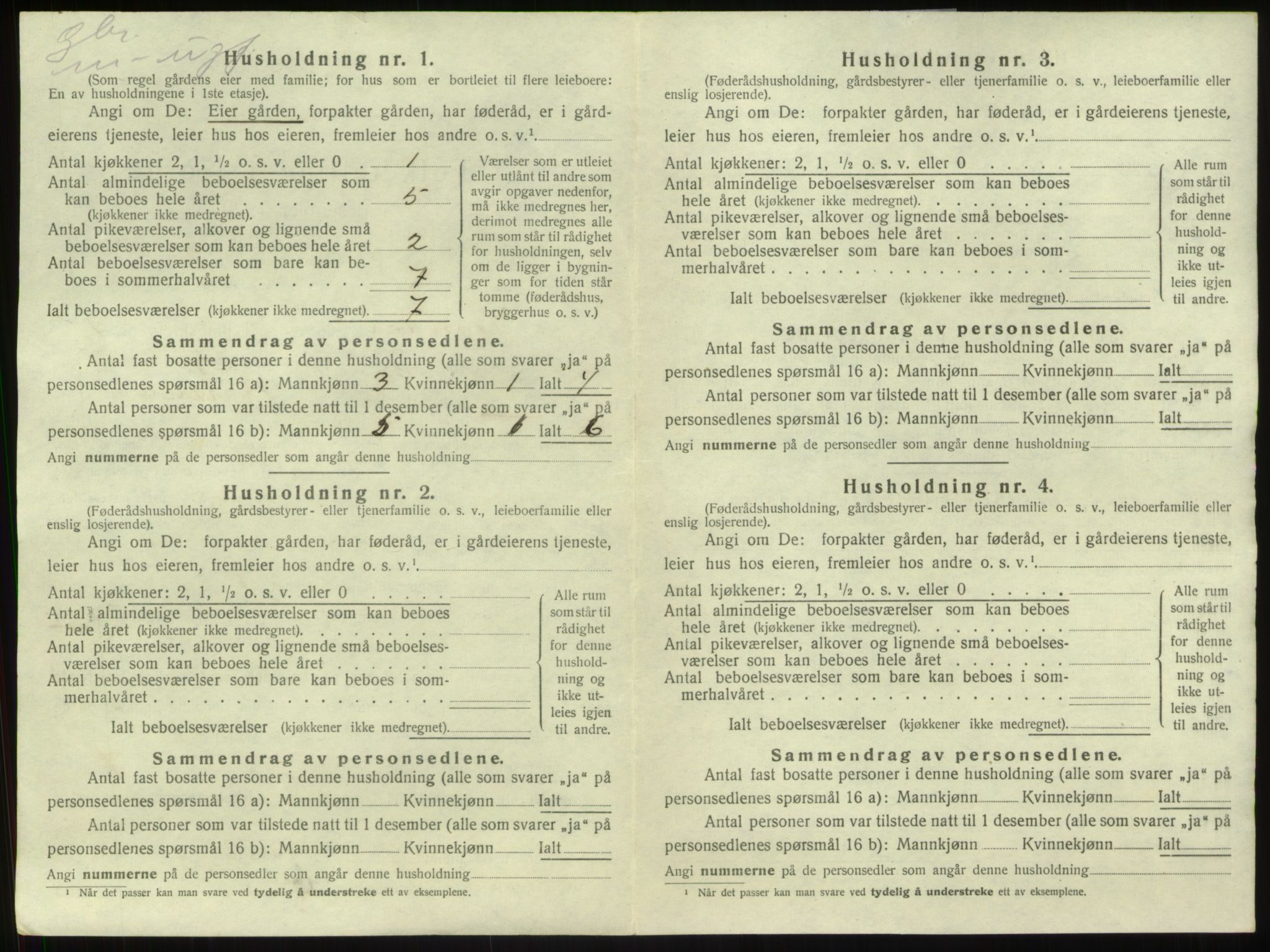 SAB, 1920 census for Sogndal, 1920, p. 78