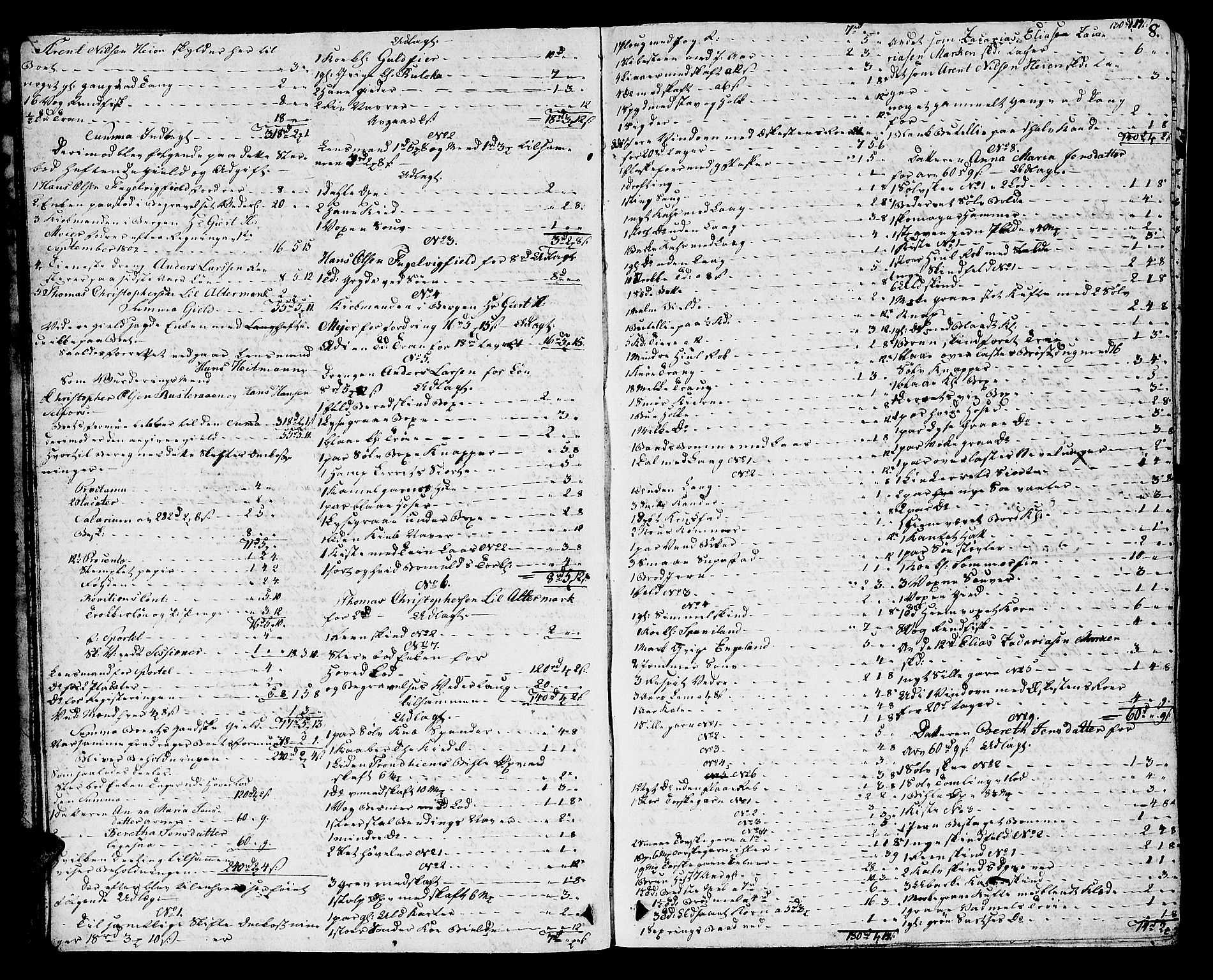 Helgeland sorenskriveri, AV/SAT-A-0004/3/3A/L0082: Skifteprotokoll 27, 1809-1811, p. 7b-8a