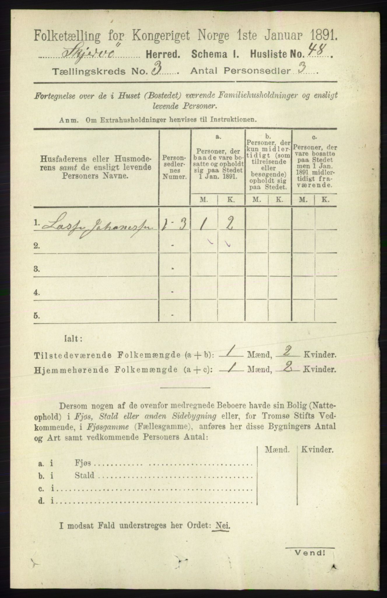 RA, 1891 census for 1941 Skjervøy, 1891, p. 1842