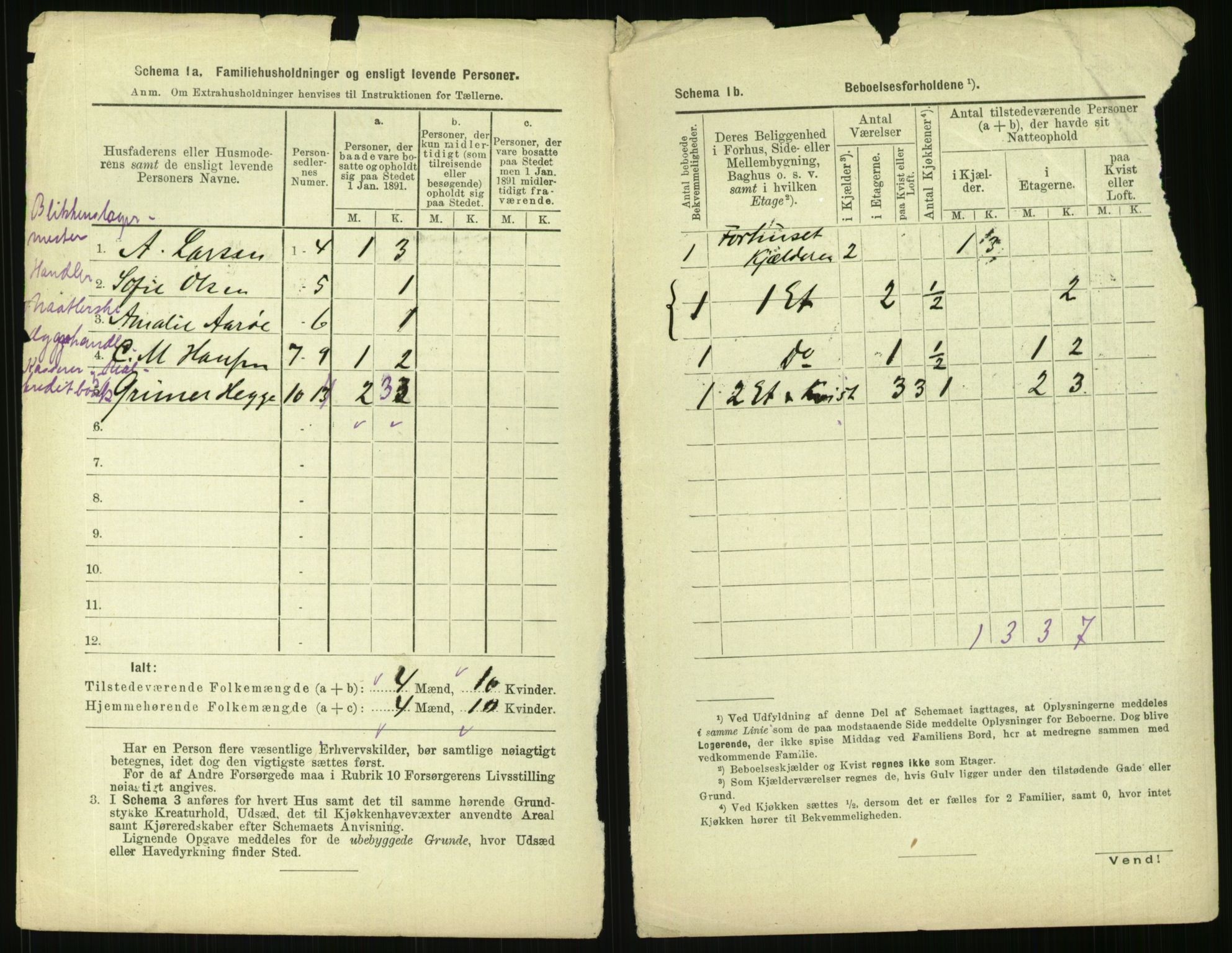 RA, 1891 census for 0301 Kristiania, 1891, p. 127271