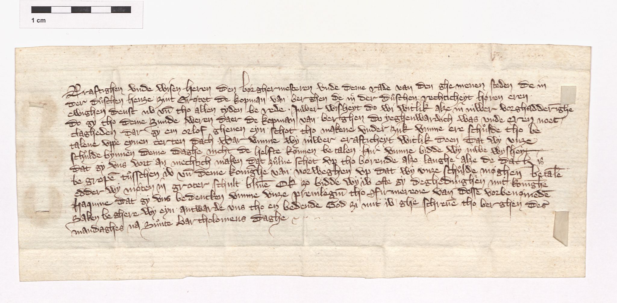 07.1 Urkunden, 3 Auswärtige Beziehungen (Externa), AHL/-/21: Norwegen (Norvagica); Kontor zu Bergen, 1247-1747, p. 596