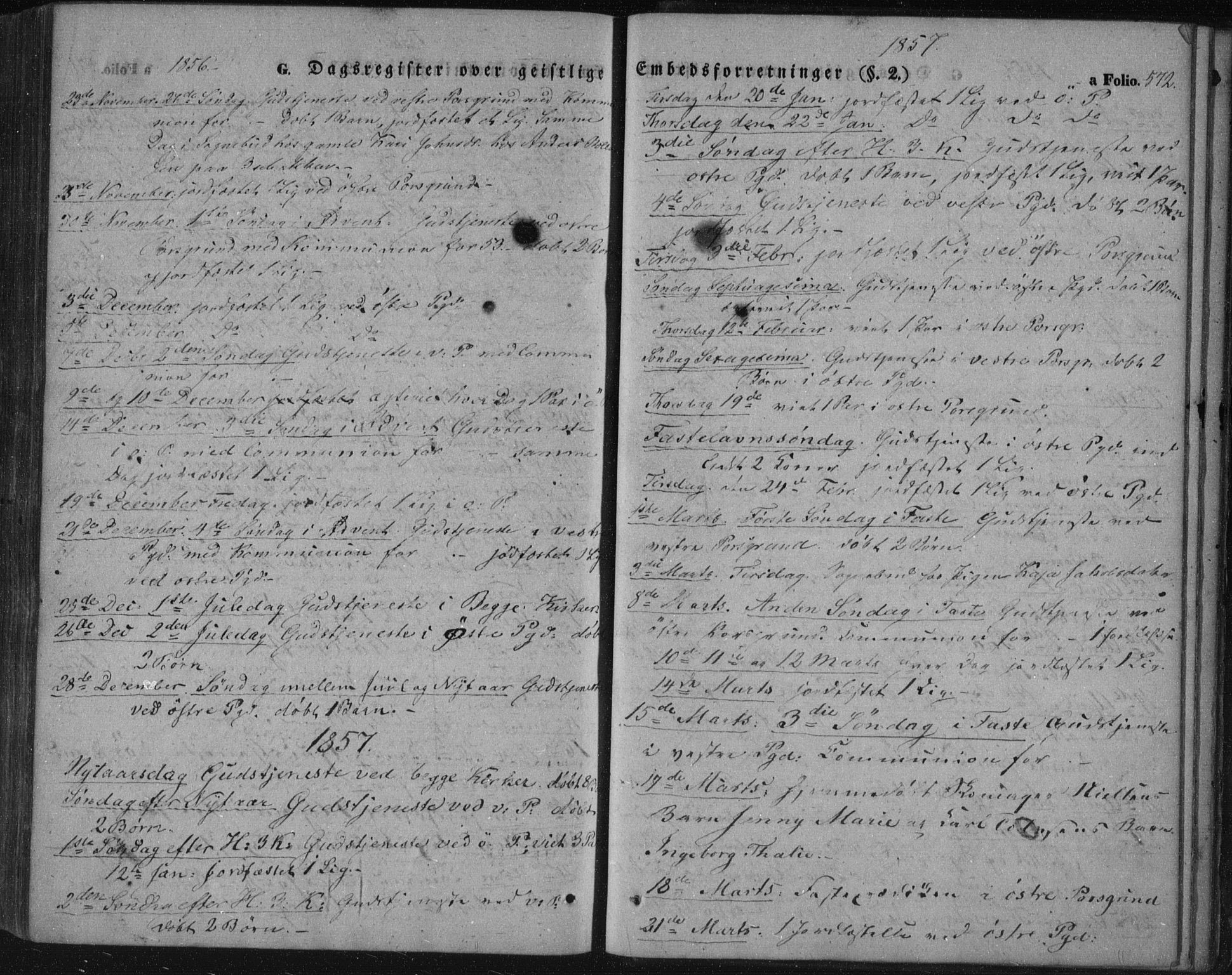 Porsgrunn kirkebøker , AV/SAKO-A-104/F/Fa/L0006: Parish register (official) no. 6, 1841-1857, p. 572