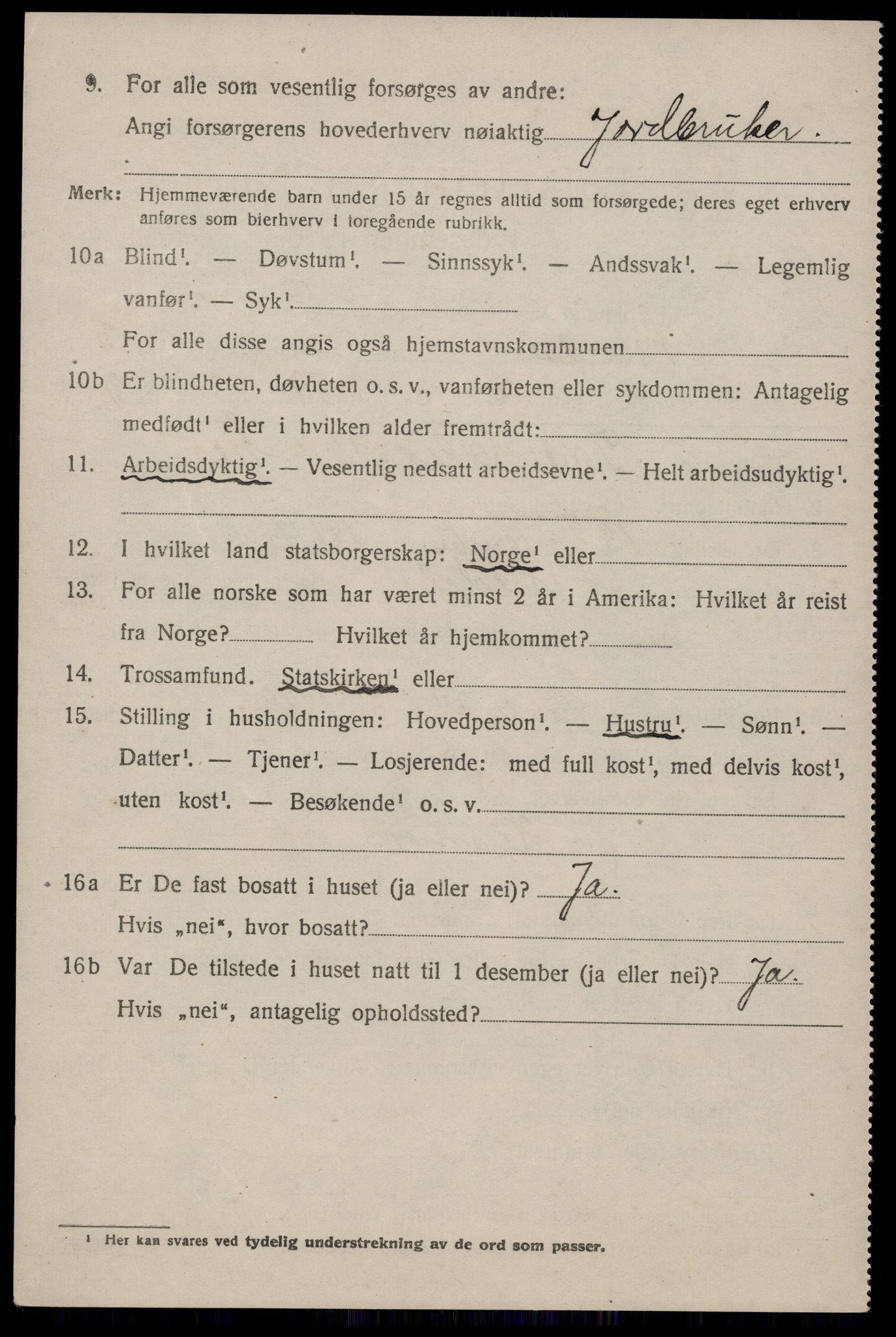 SAKO, 1920 census for Nissedal, 1920, p. 1512