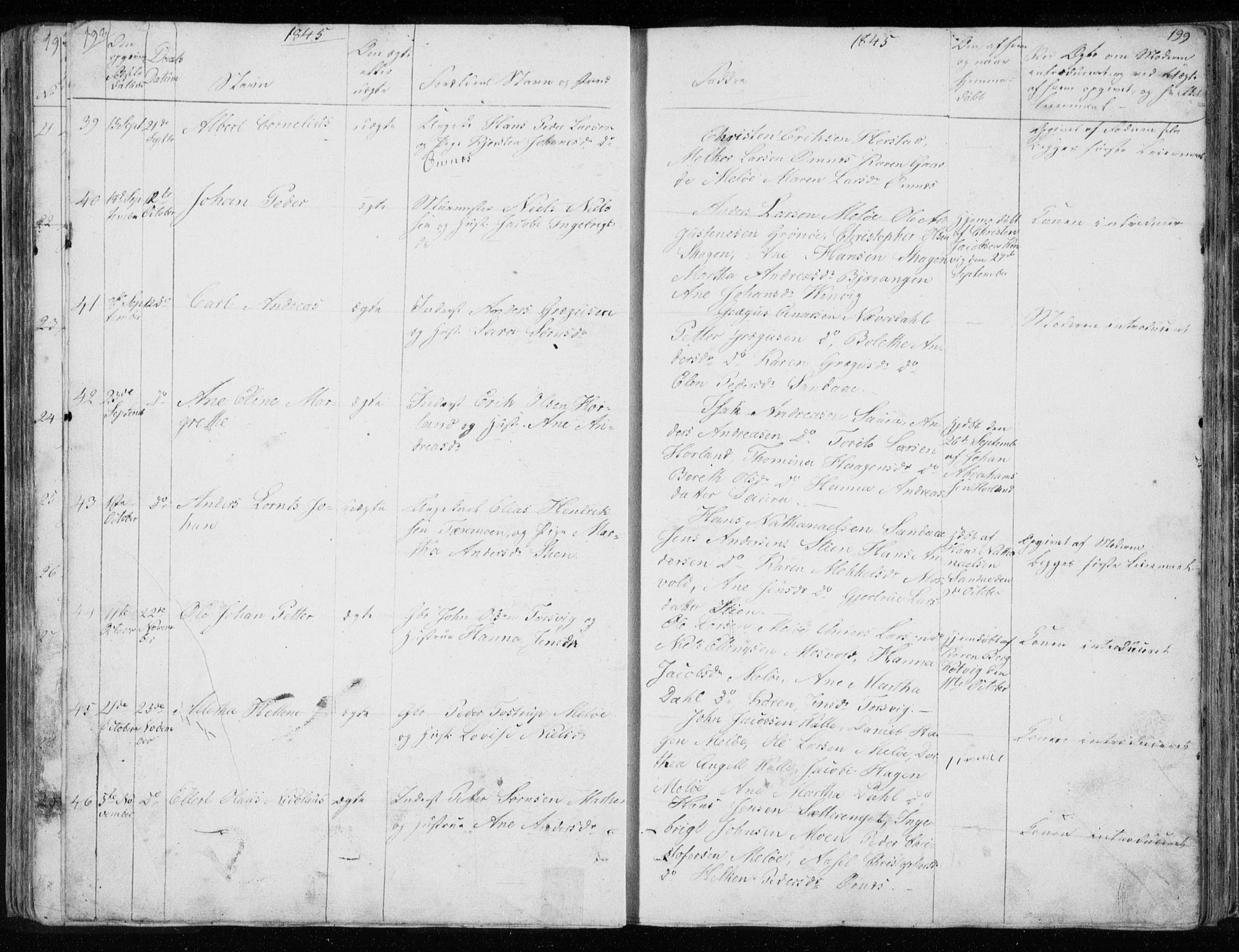 Ministerialprotokoller, klokkerbøker og fødselsregistre - Nordland, SAT/A-1459/843/L0632: Parish register (copy) no. 843C01, 1833-1853, p. 198-199