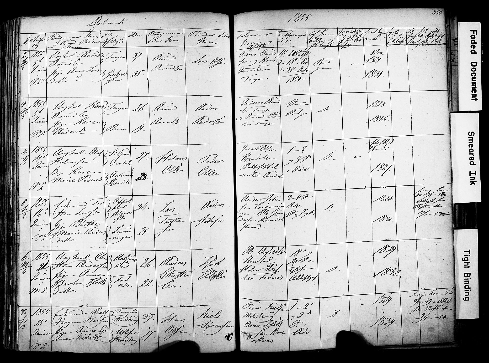 Solum kirkebøker, AV/SAKO-A-306/F/Fa/L0006: Parish register (official) no. I 6, 1844-1855, p. 350