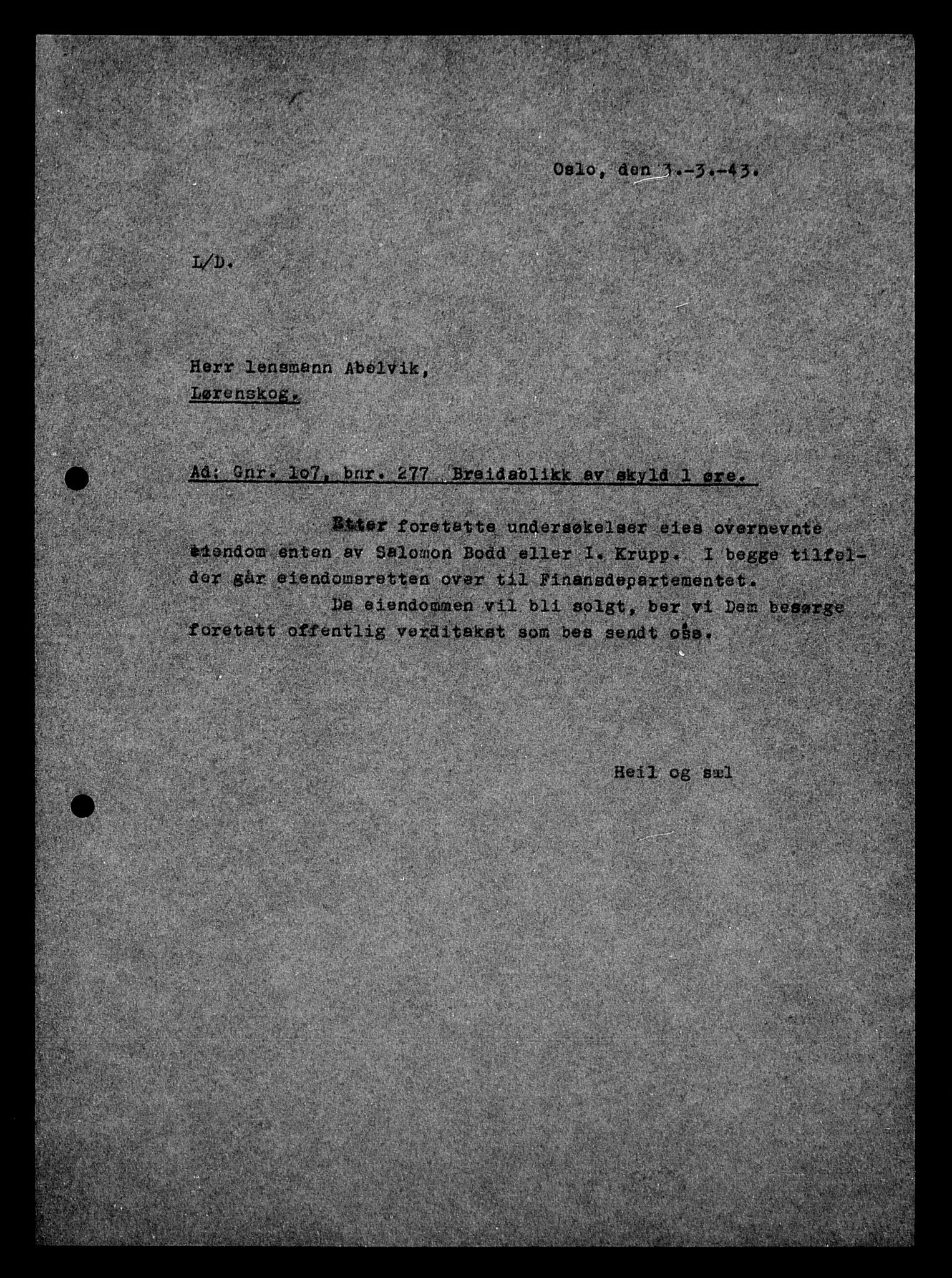 Justisdepartementet, Tilbakeføringskontoret for inndratte formuer, AV/RA-S-1564/H/Hc/Hcc/L0927: --, 1945-1947, p. 212