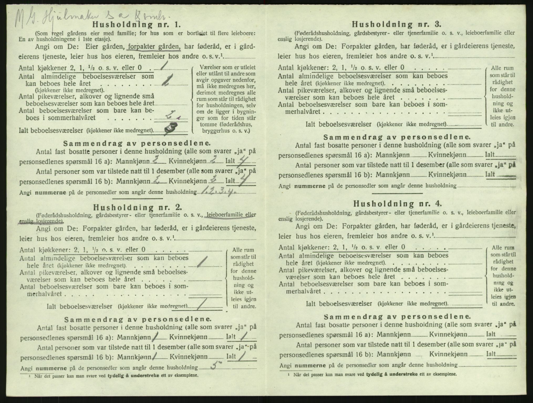 SAKO, 1920 census for Lardal, 1920, p. 868