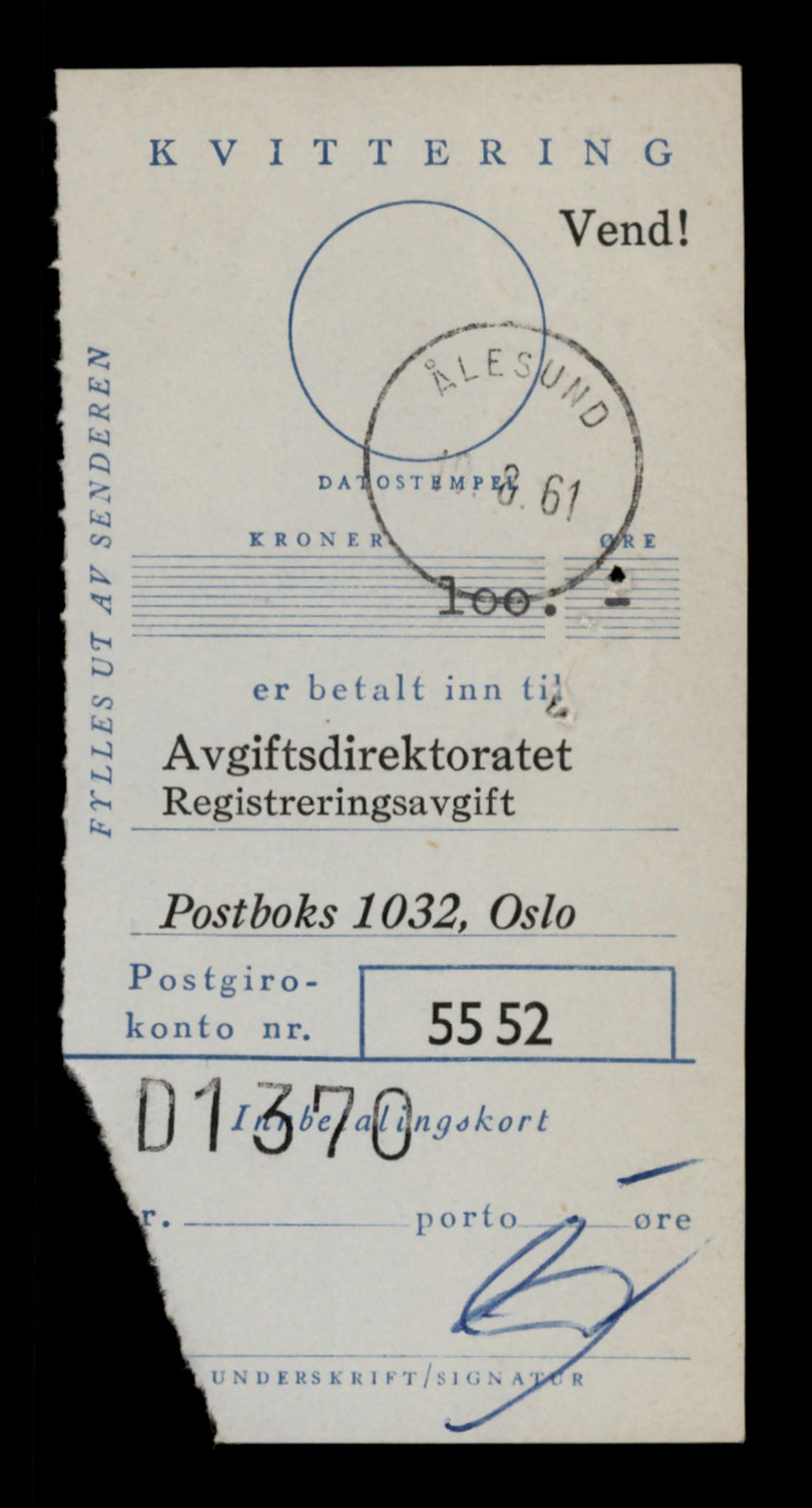 Møre og Romsdal vegkontor - Ålesund trafikkstasjon, SAT/A-4099/F/Fe/L0013: Registreringskort for kjøretøy T 1451 - T 1564, 1927-1998, p. 773