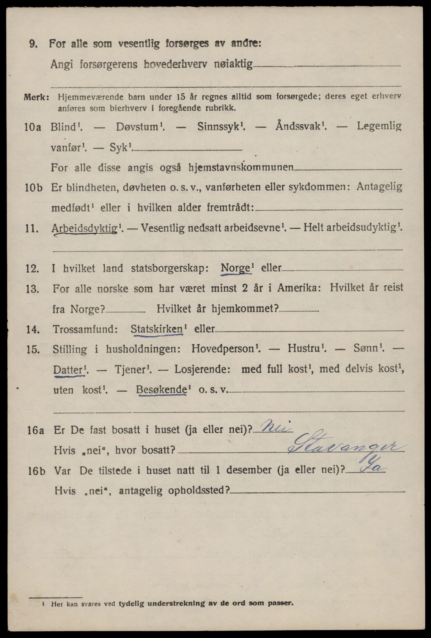 SAST, 1920 census for Sjernarøy, 1920, p. 1835