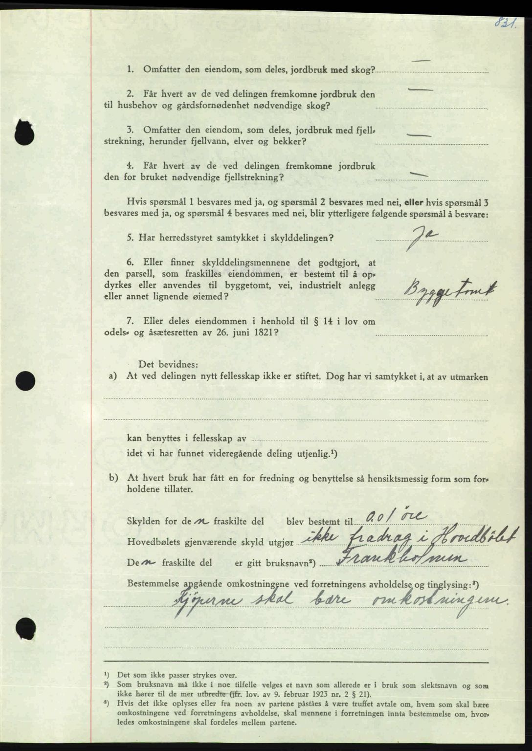 Nordmøre sorenskriveri, AV/SAT-A-4132/1/2/2Ca: Mortgage book no. A114, 1950-1950, Diary no: : 1262/1950