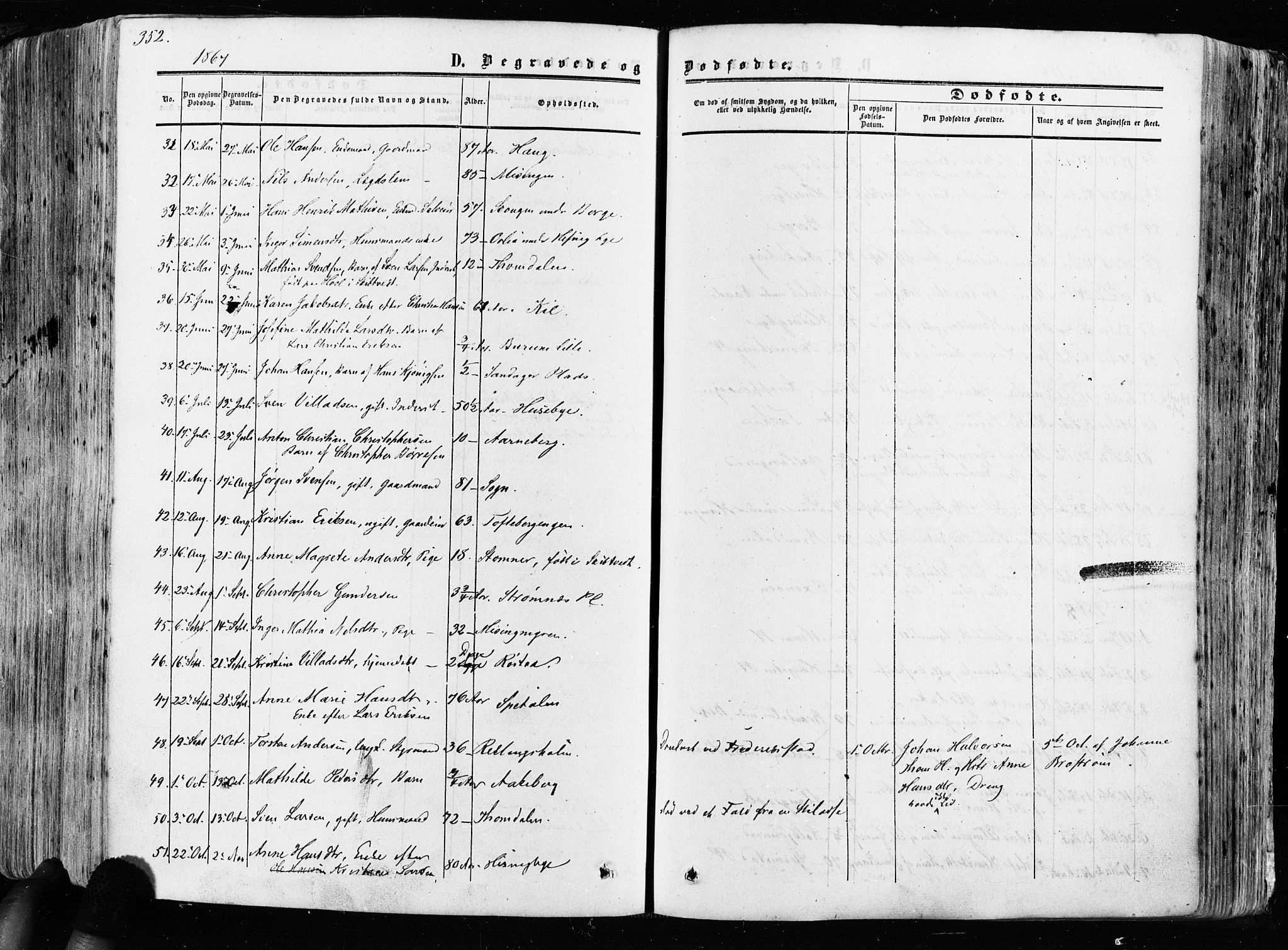 Råde prestekontor kirkebøker, AV/SAO-A-2009/F/Fa/L0006: Parish register (official) no. 6, 1854-1877, p. 352