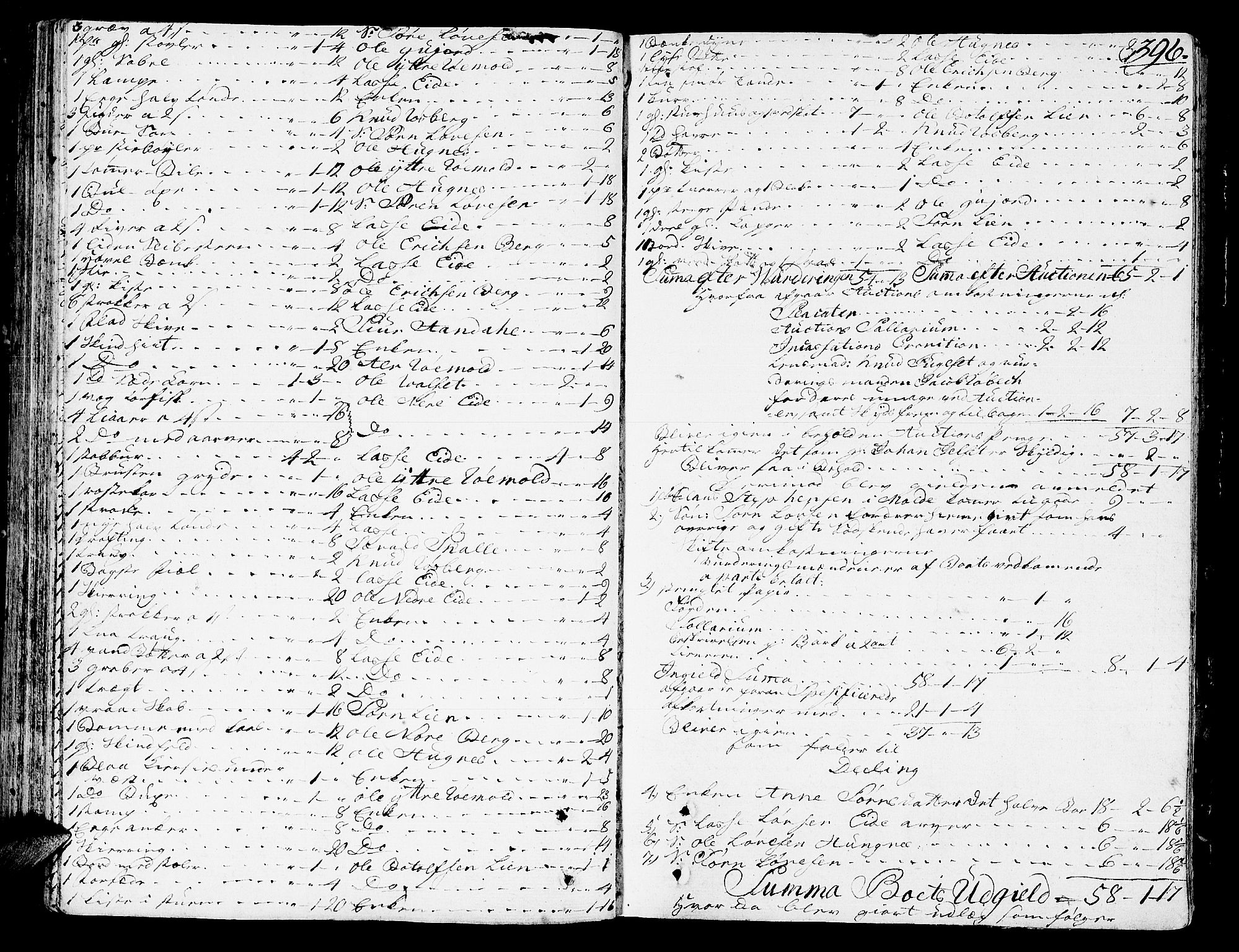 Romsdal sorenskriveri, SAT/A-4149/1/3/3A/L0011: Skifteprotokoll, 1782-1789, p. 395b-396a