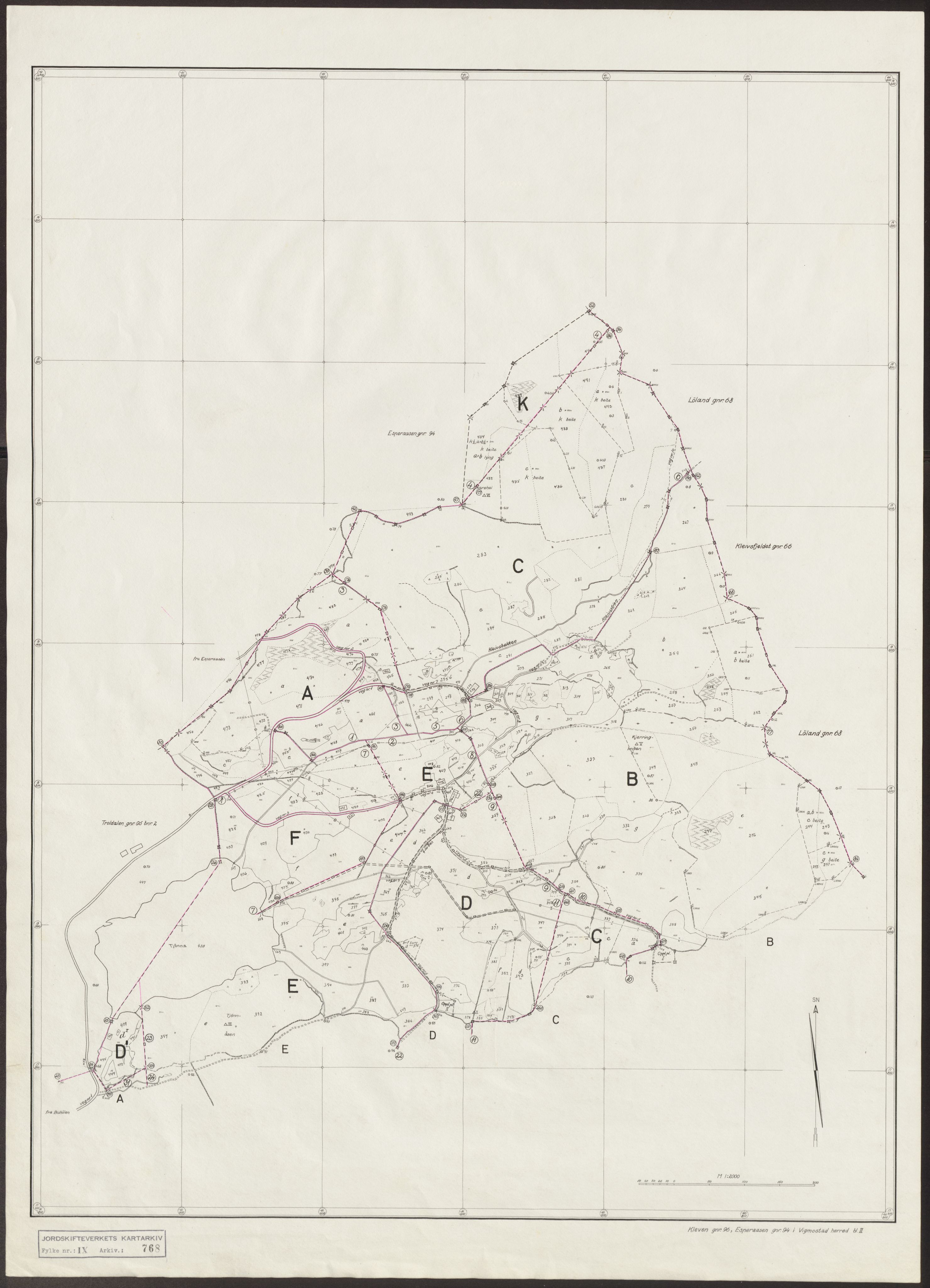 Jordskifteverkets kartarkiv, AV/RA-S-3929/T, 1859-1988, p. 968