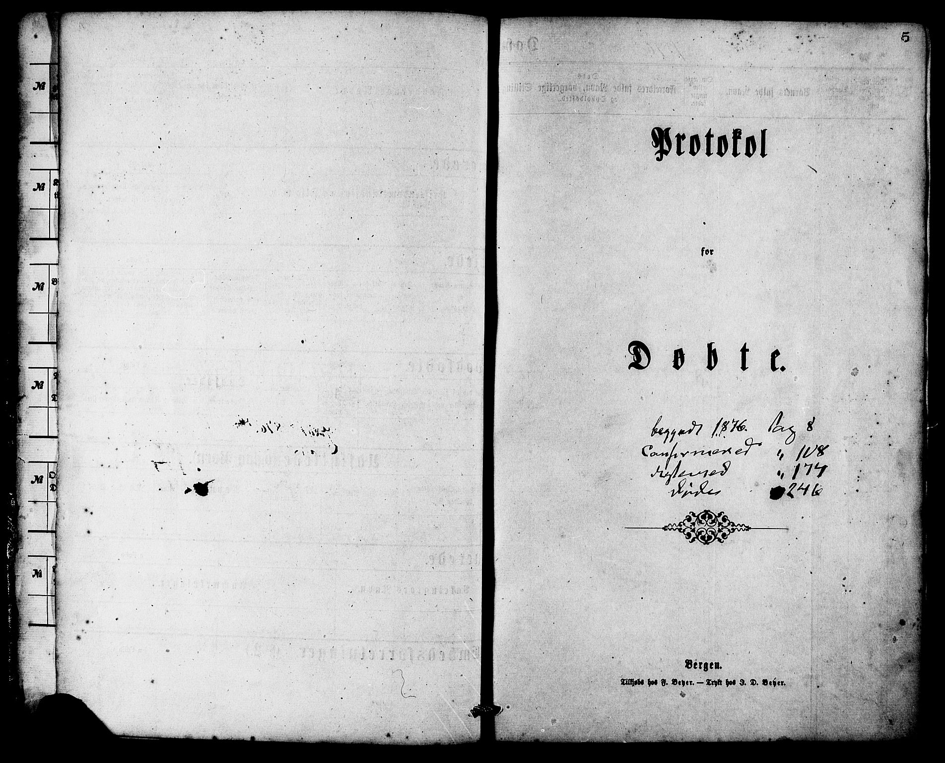 Ministerialprotokoller, klokkerbøker og fødselsregistre - Møre og Romsdal, SAT/A-1454/537/L0519: Parish register (official) no. 537A03, 1876-1889, p. 5