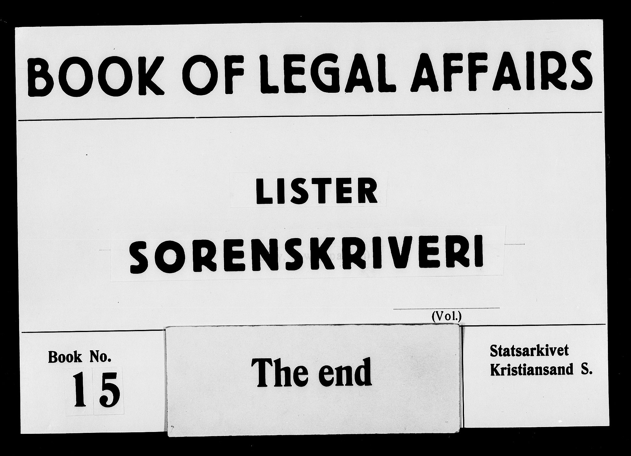 Lister sorenskriveri, AV/SAK-1221-0003/F/Fa/L0015: Tingbok nr 15, 1687