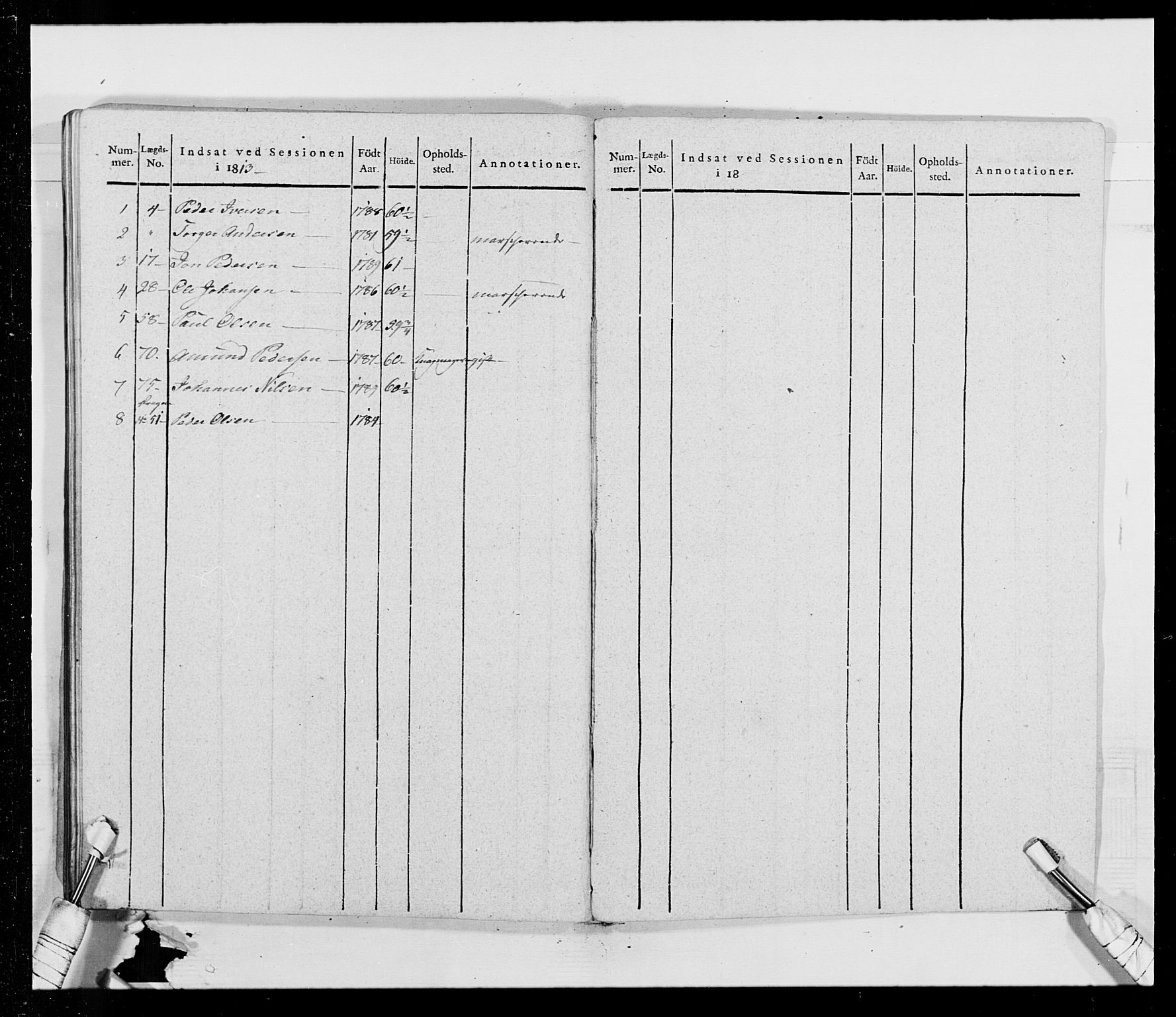 Generalitets- og kommissariatskollegiet, Det kongelige norske kommissariatskollegium, AV/RA-EA-5420/E/Eh/L0014: 3. Sønnafjelske dragonregiment, 1776-1813, p. 307