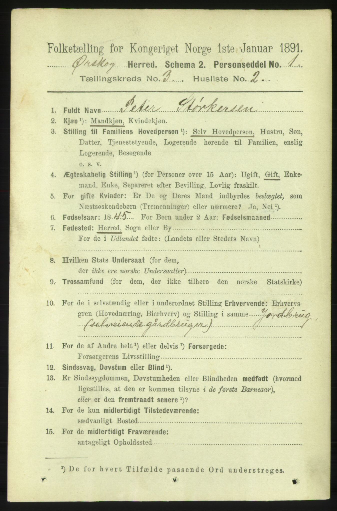 RA, 1891 census for 1527 Ørskog, 1891, p. 1310