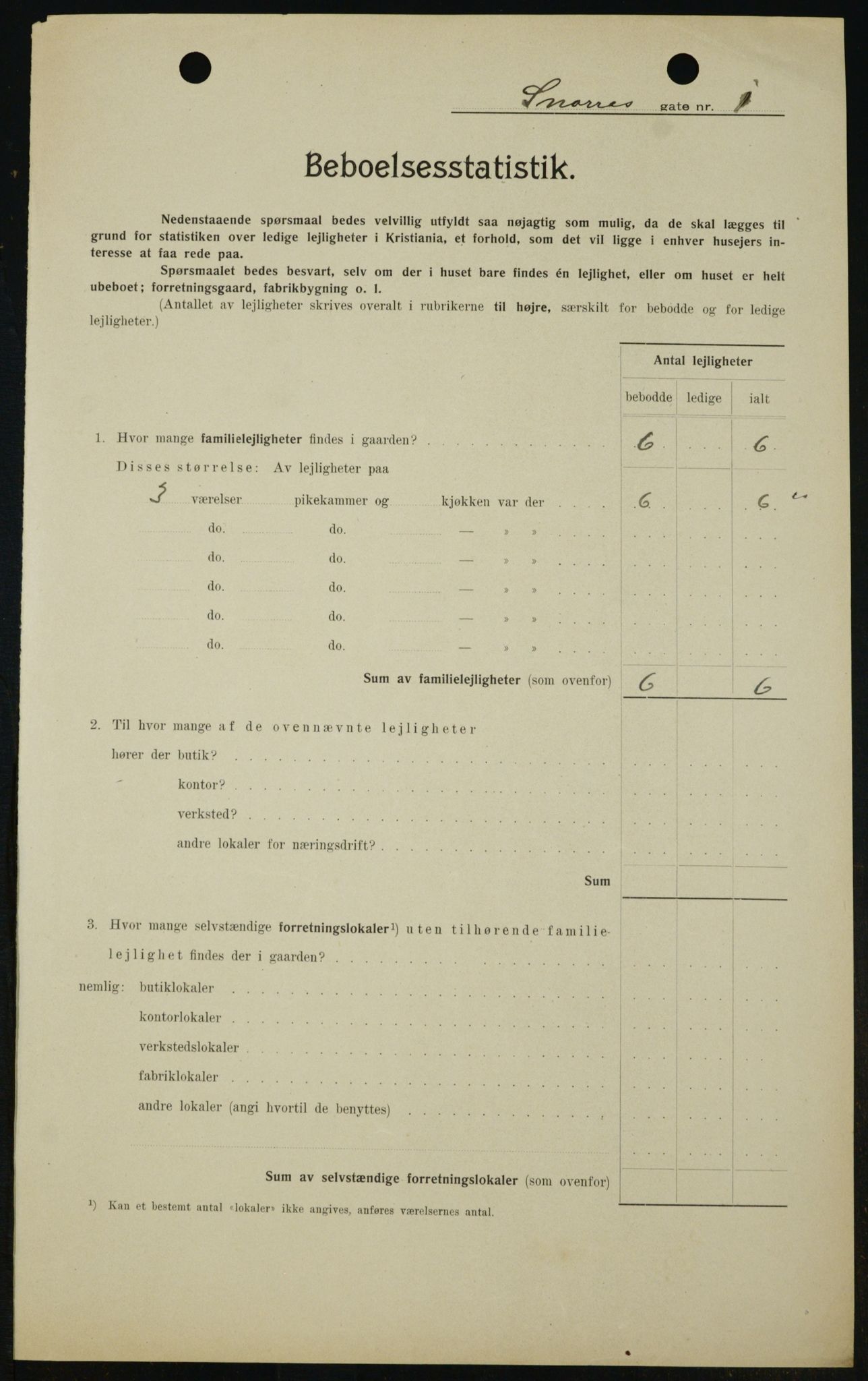 OBA, Municipal Census 1909 for Kristiania, 1909, p. 88957