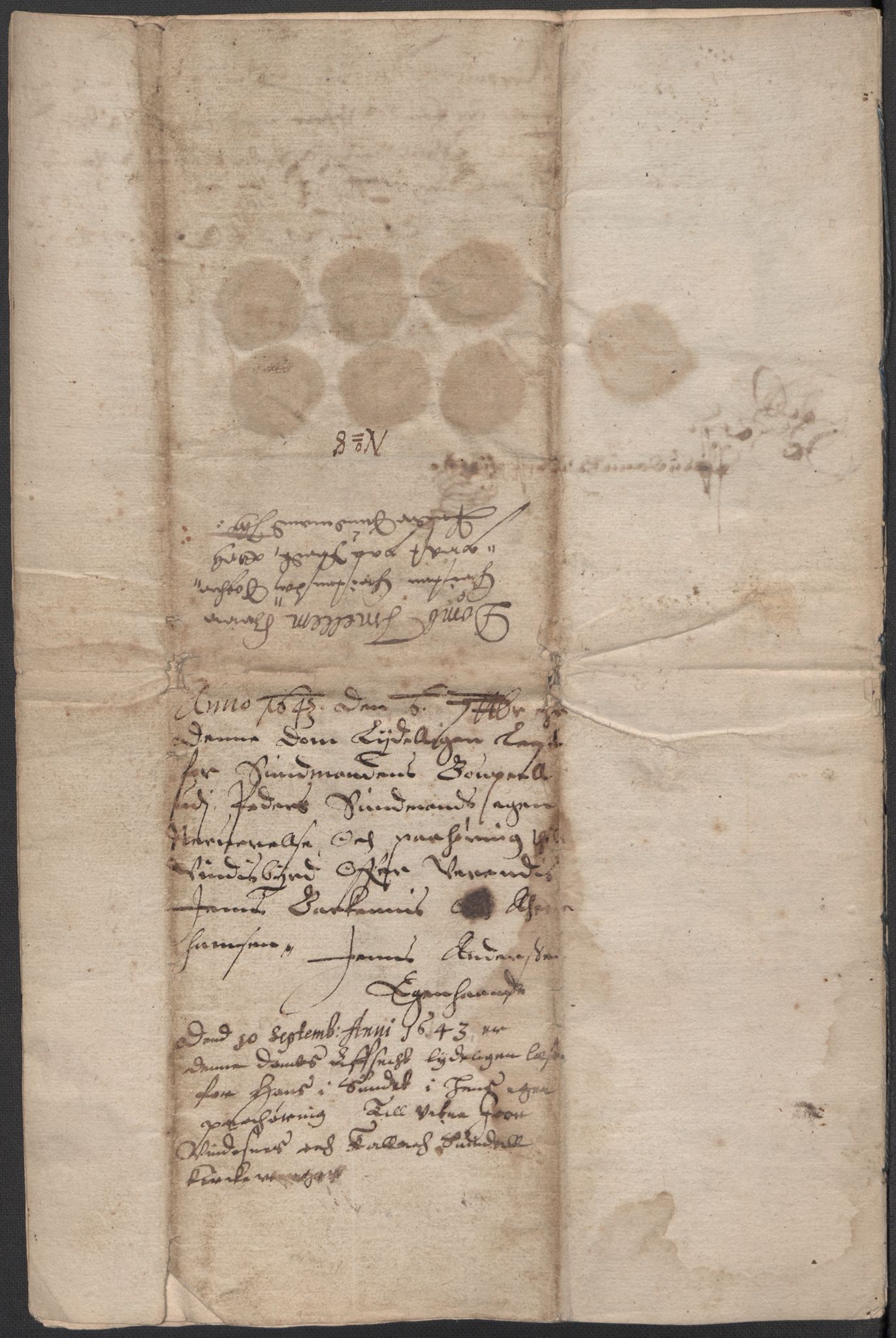 Riksarkivets diplomsamling, AV/RA-EA-5965/F15/L0009: Prestearkiv - Akershus, 1620-1738, p. 106