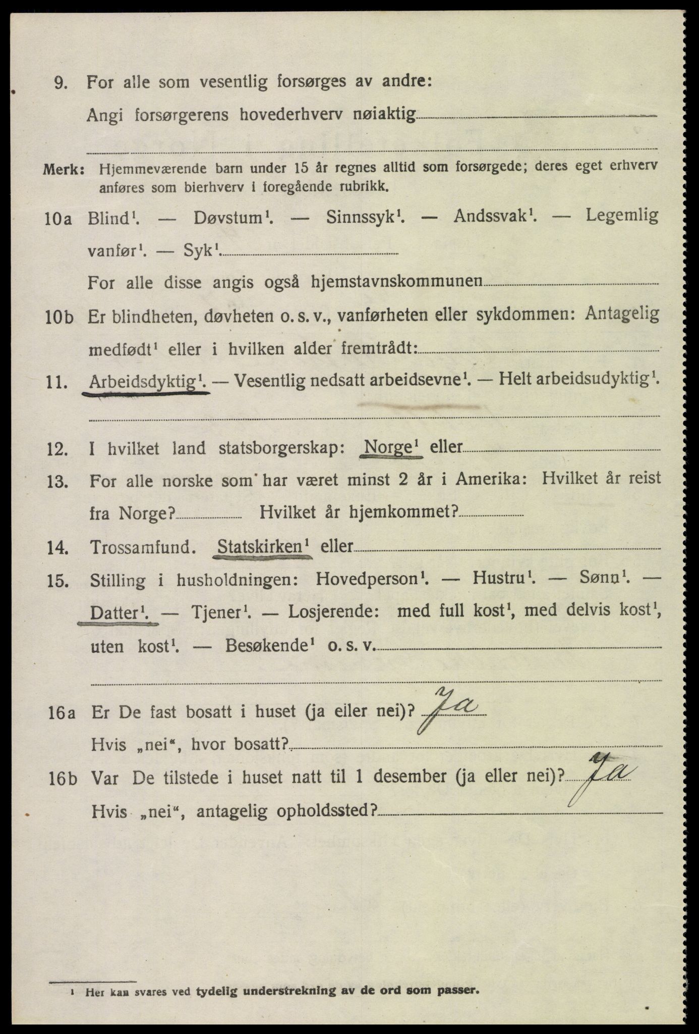 SAKO, 1920 census for Gjerpen, 1920, p. 13911