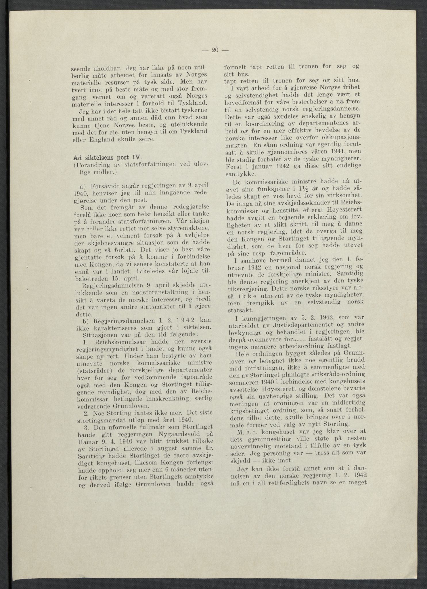 Landssvikarkivet, Oslo politikammer, AV/RA-S-3138-01/D/Da/L0003: Dnr. 29, 1945, p. 3400