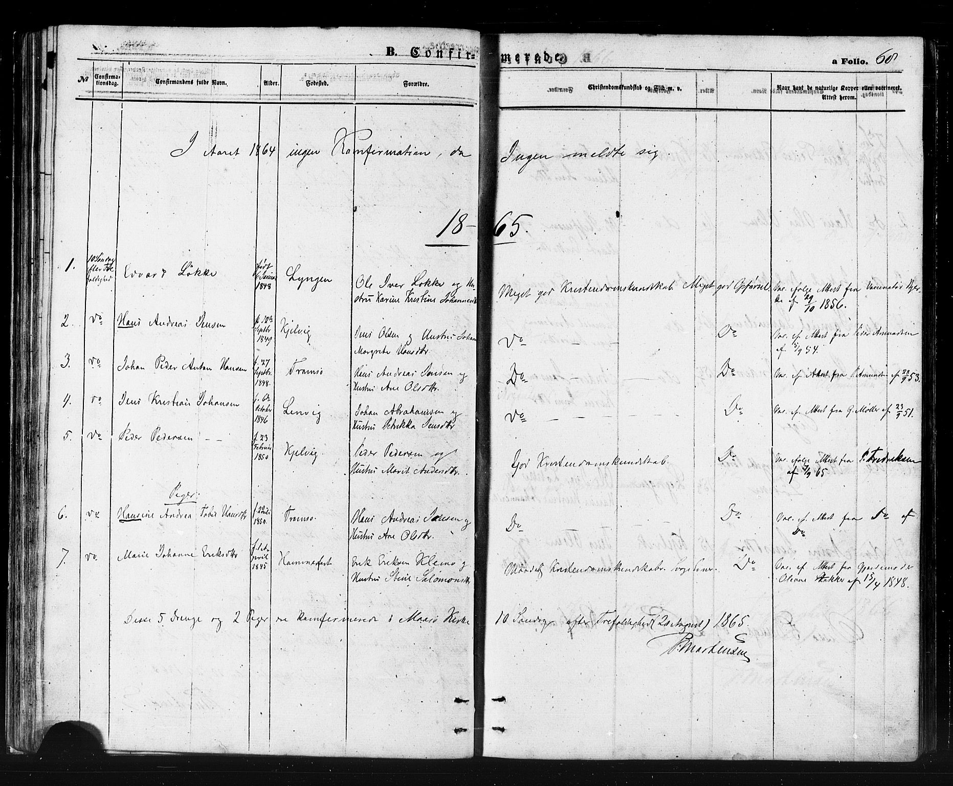 Måsøy sokneprestkontor, SATØ/S-1348/H/Ha/L0006kirke: Parish register (official) no. 6, 1861-1886, p. 68