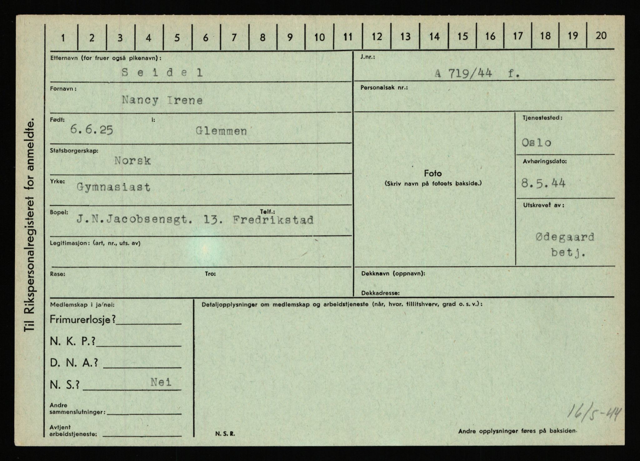 Statspolitiet - Hovedkontoret / Osloavdelingen, AV/RA-S-1329/C/Ca/L0013: Raa - Servold, 1943-1945, p. 4647