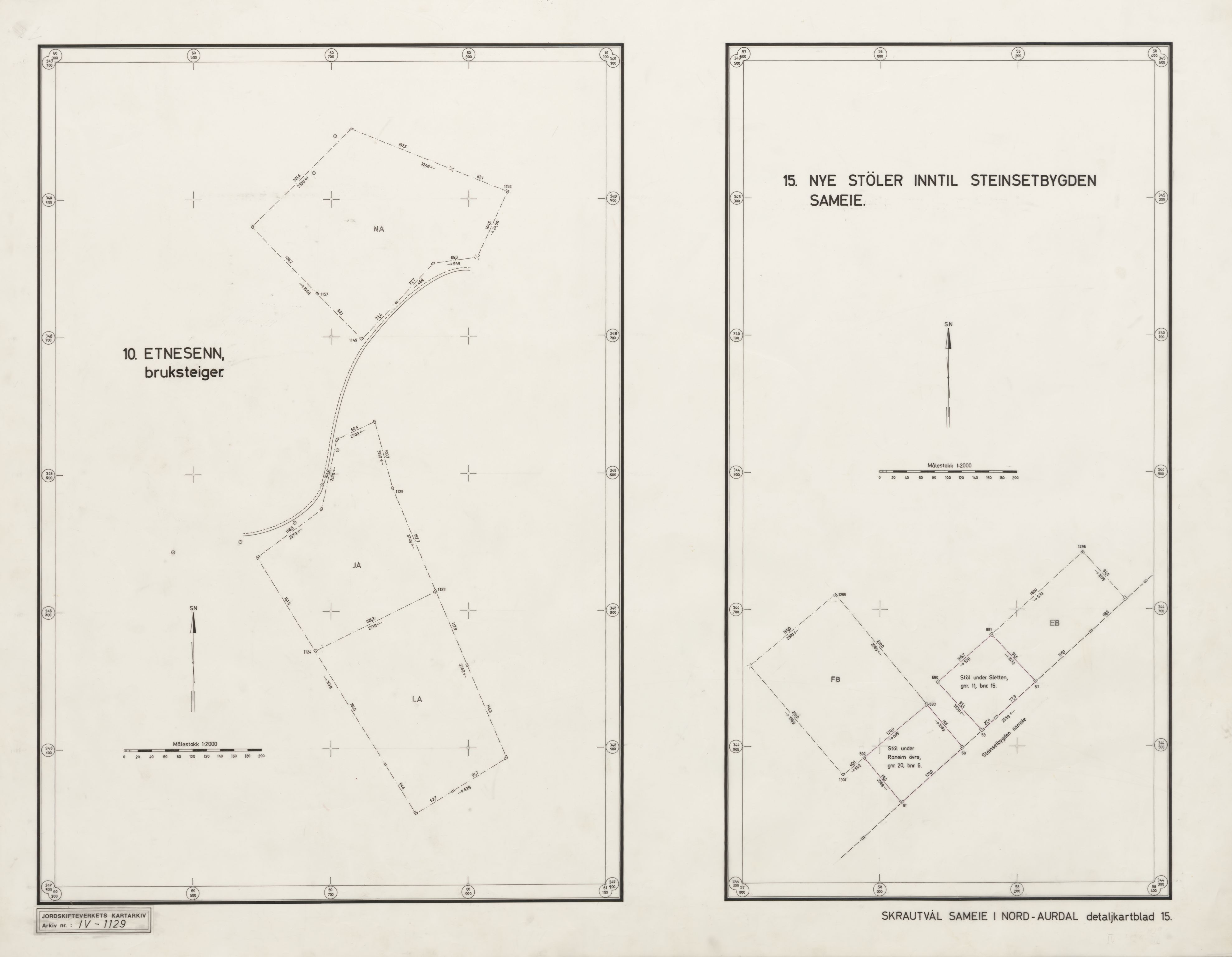 Jordskifteverkets kartarkiv, AV/RA-S-3929/T, 1859-1988, p. 1452