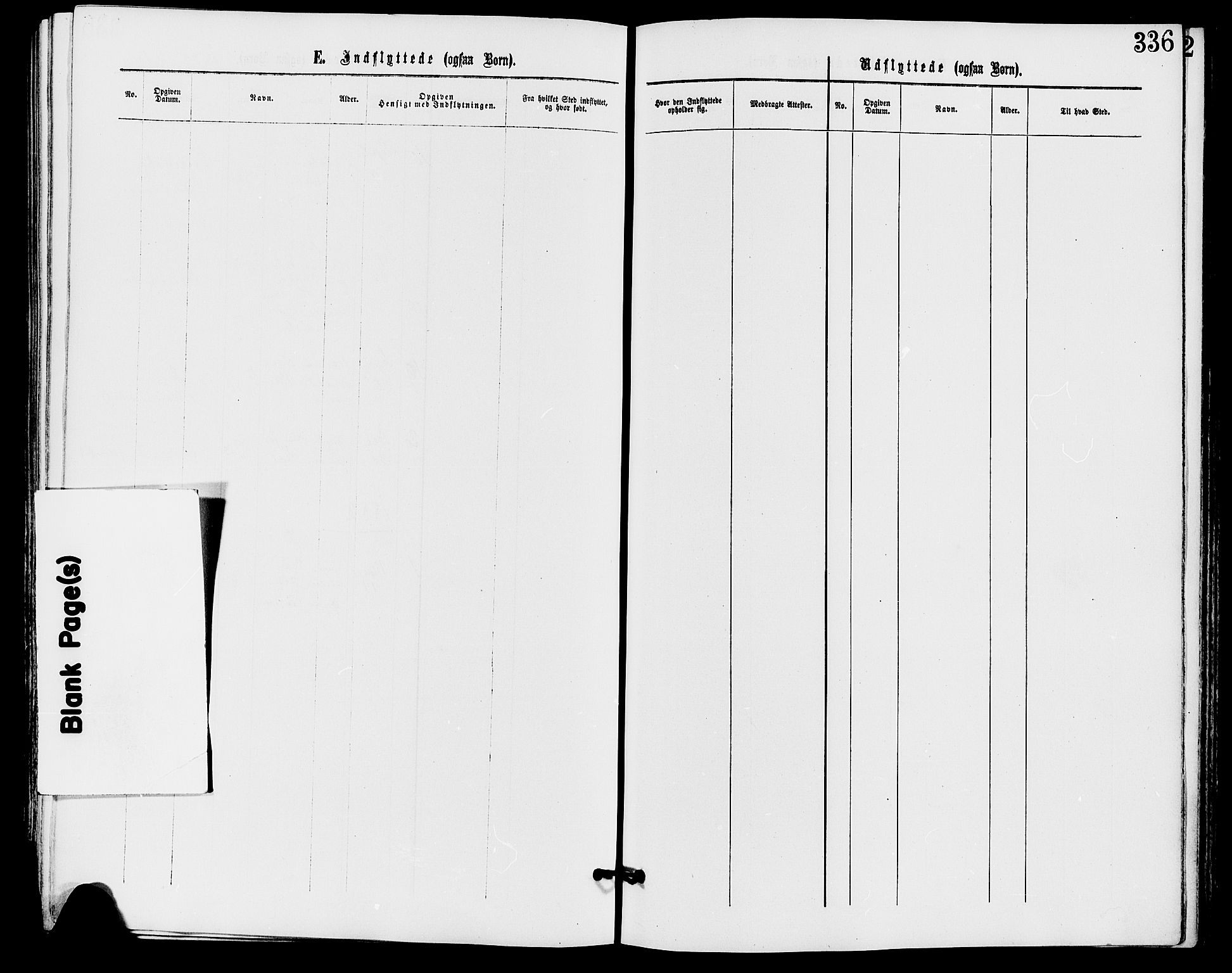 Stor-Elvdal prestekontor, AV/SAH-PREST-052/H/Ha/Haa/L0001: Parish register (official) no. 1, 1871-1882, p. 336