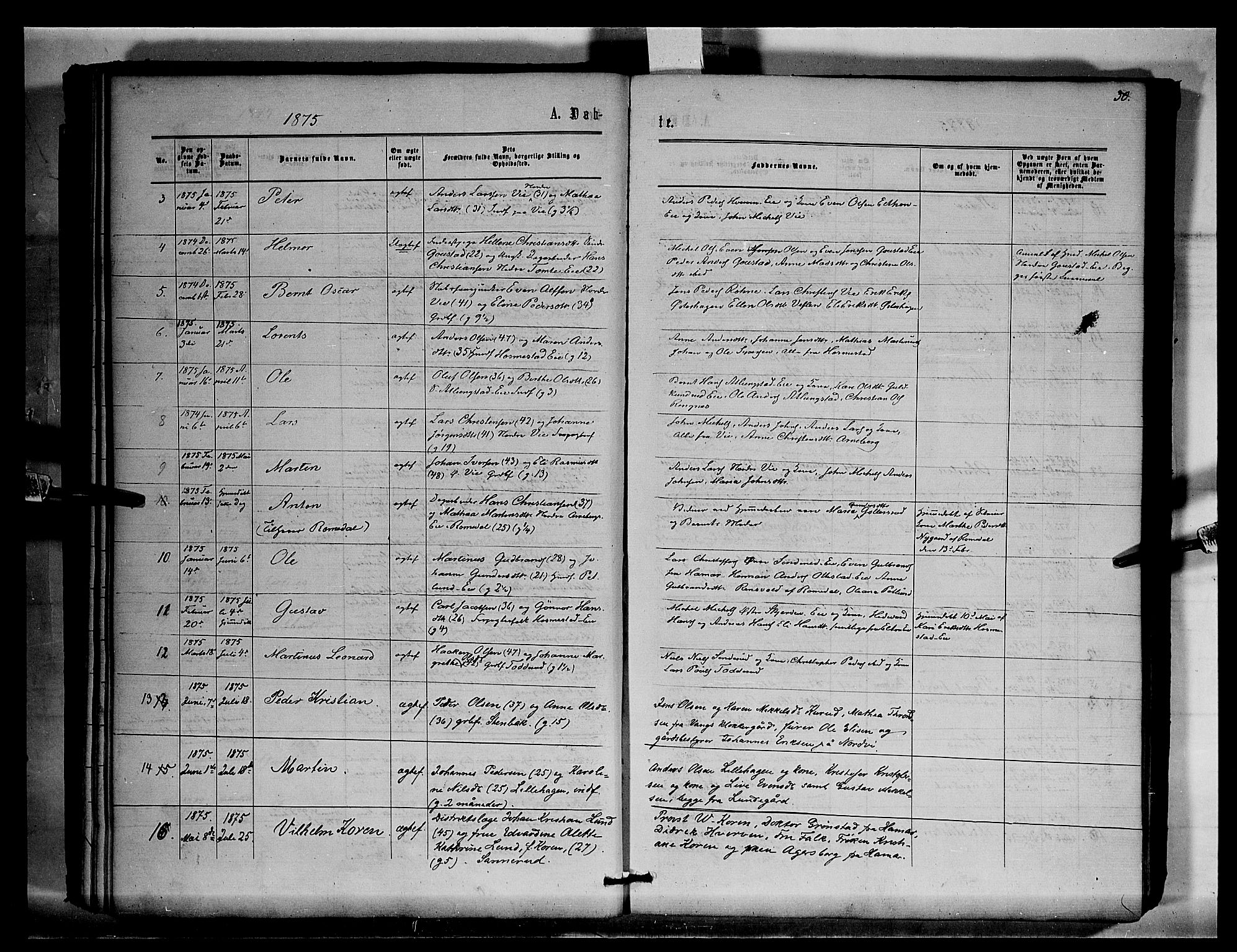 Stange prestekontor, SAH/PREST-002/K/L0015: Parish register (official) no. 15, 1862-1879, p. 30