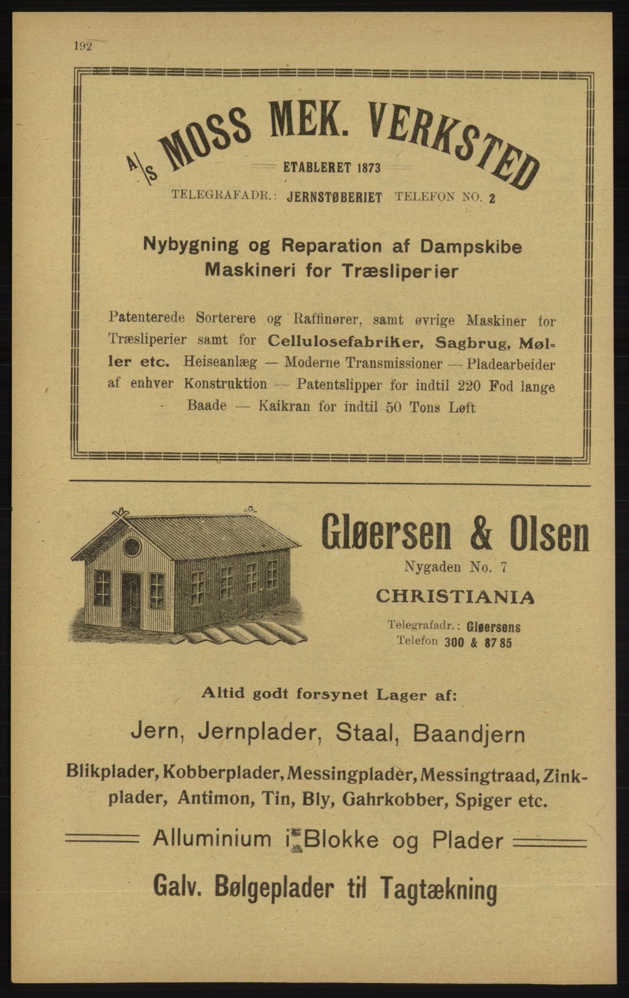 Kristiania/Oslo adressebok, PUBL/-, 1913, p. 202