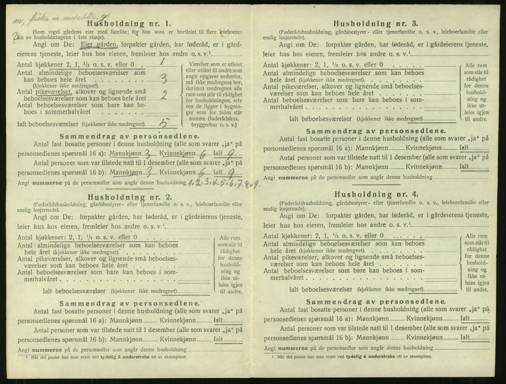 SAT, 1920 census for Giske, 1920, p. 67