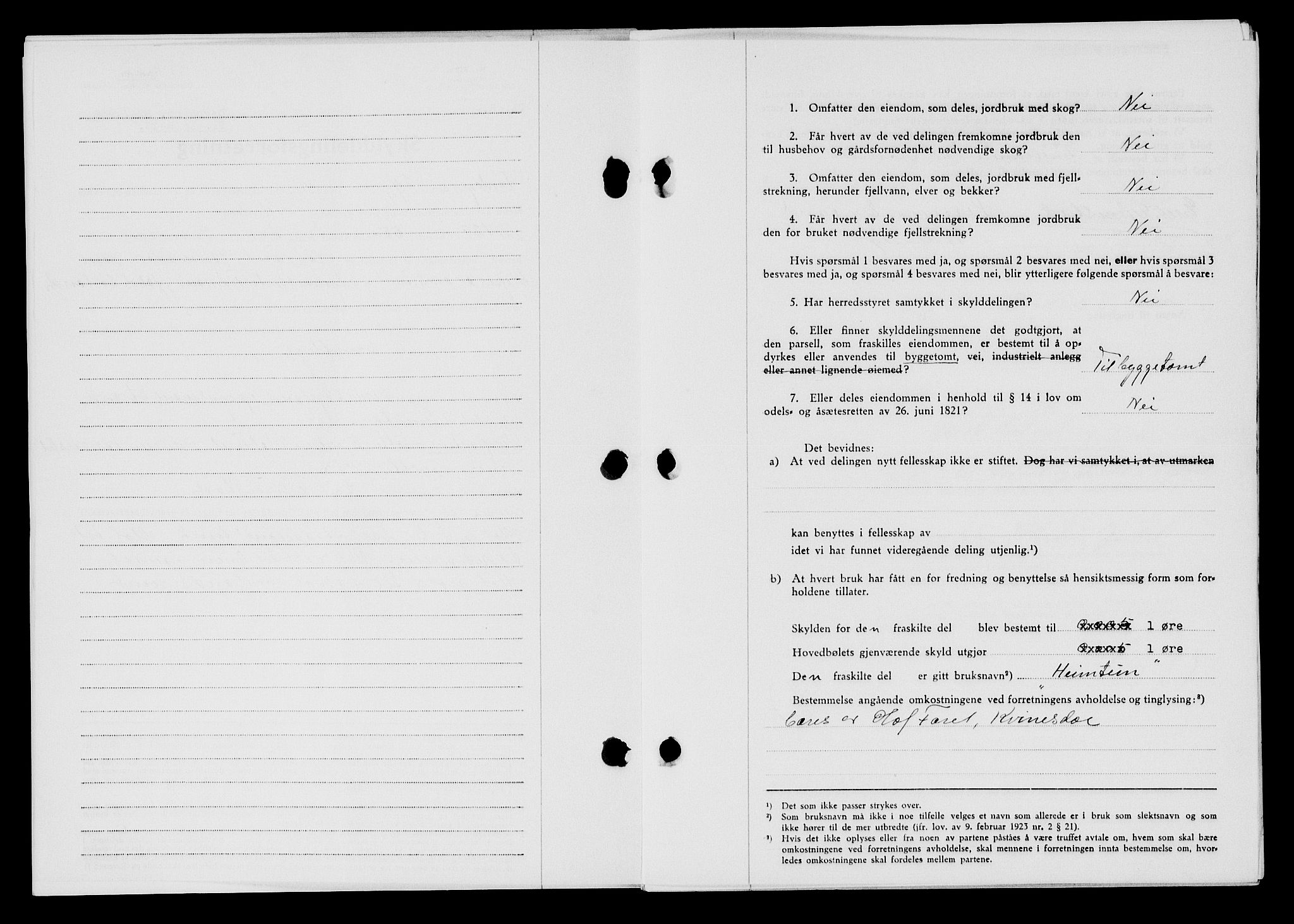 Flekkefjord sorenskriveri, AV/SAK-1221-0001/G/Gb/Gba/L0060: Mortgage book no. A-8, 1945-1946, Diary no: : 324/1946