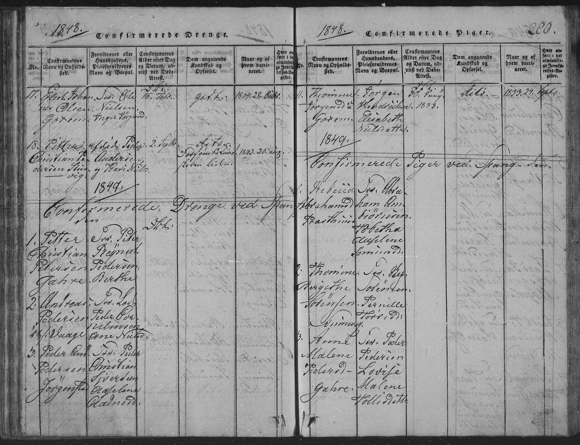 Sør-Audnedal sokneprestkontor, SAK/1111-0039/F/Fb/Fba/L0001: Parish register (copy) no. B 1, 1815-1850, p. 286