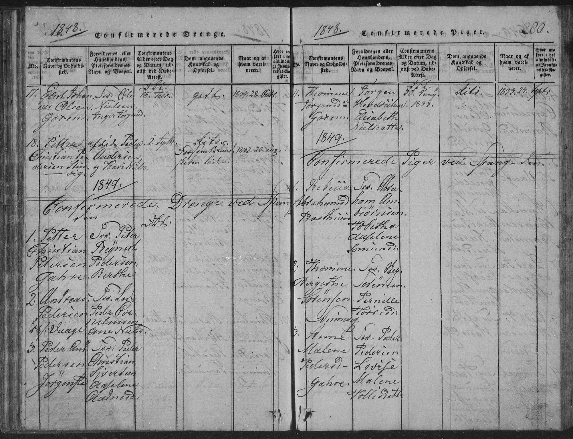 Sør-Audnedal sokneprestkontor, AV/SAK-1111-0039/F/Fb/Fba/L0001: Parish register (copy) no. B 1, 1815-1850, p. 286