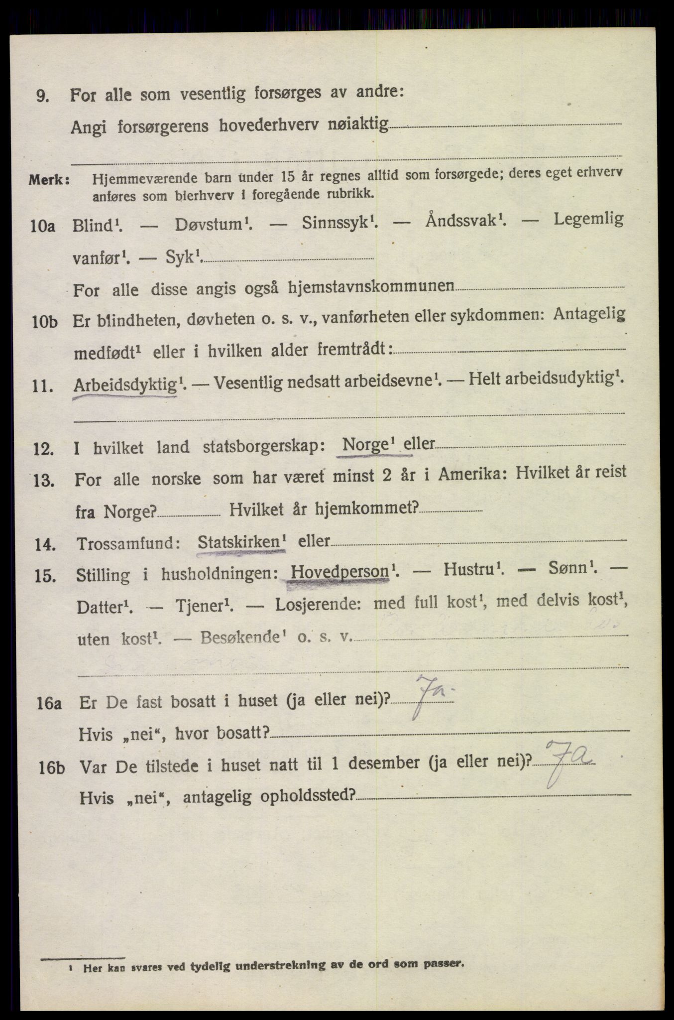 SAH, 1920 census for Østre Toten, 1920, p. 8517
