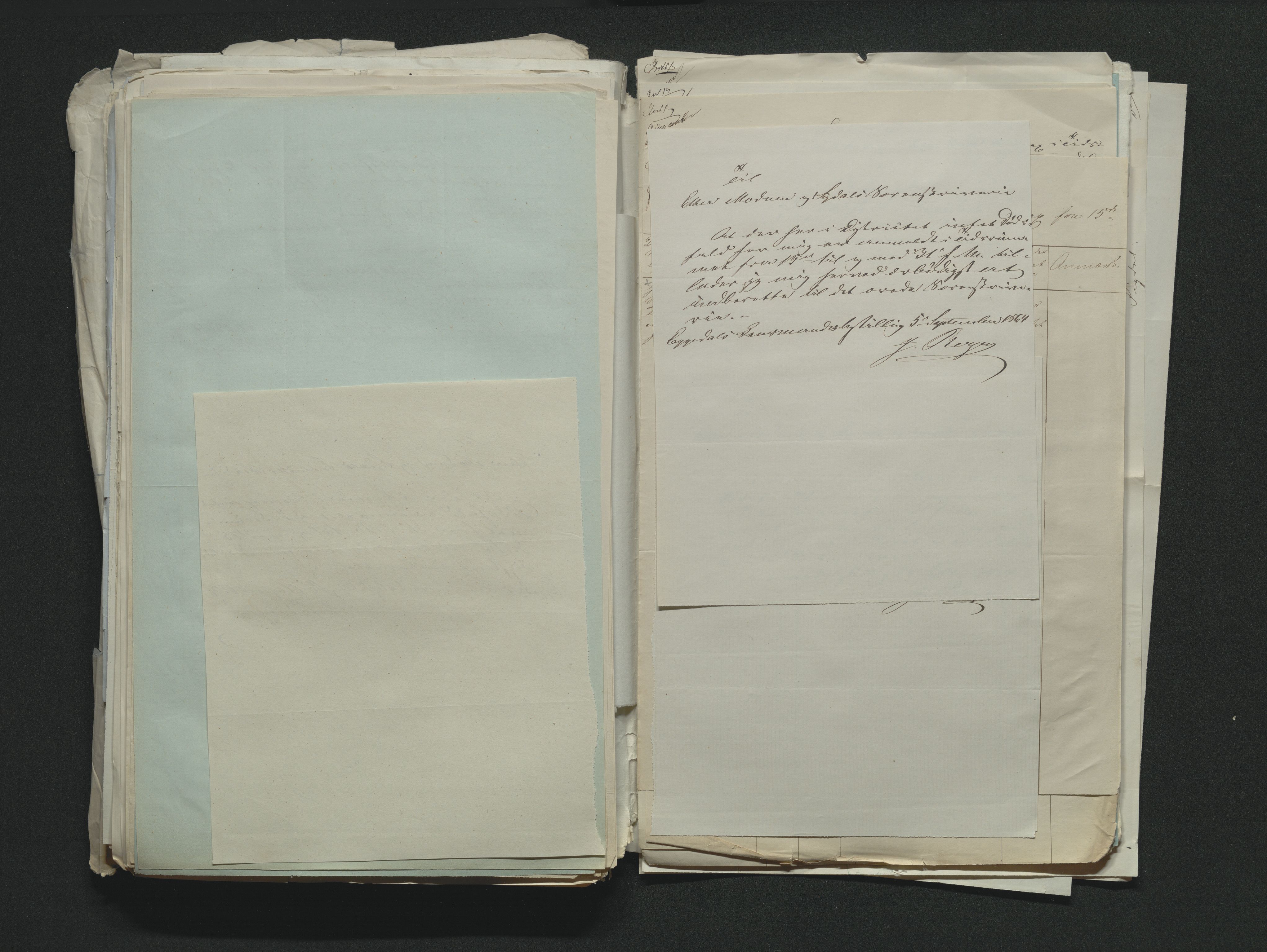 Eiker, Modum og Sigdal sorenskriveri, AV/SAKO-A-123/H/Ha/Hab/L0011: Dødsfallsmeldinger, 1862-1865, p. 477