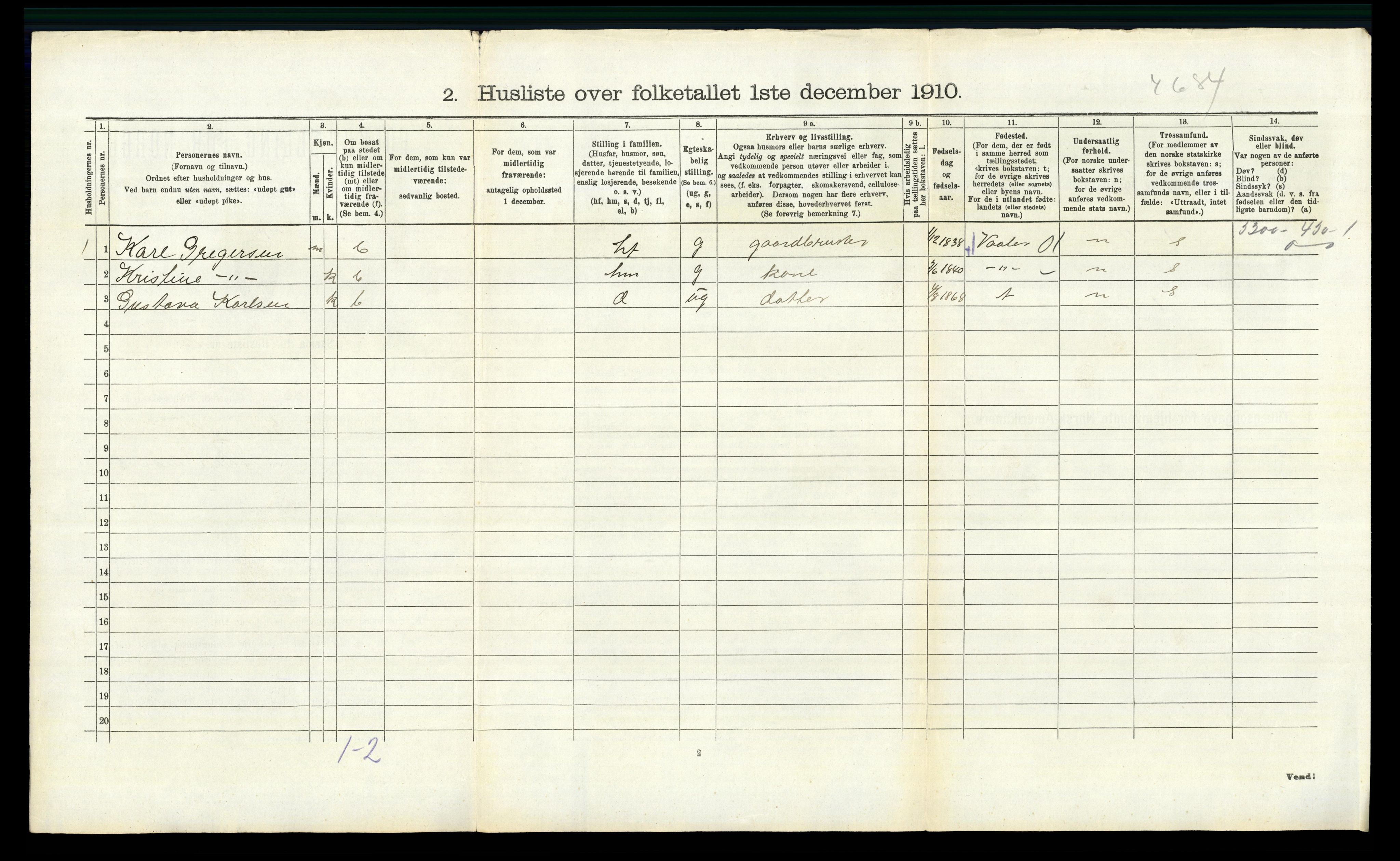 RA, 1910 census for Råde, 1910, p. 387