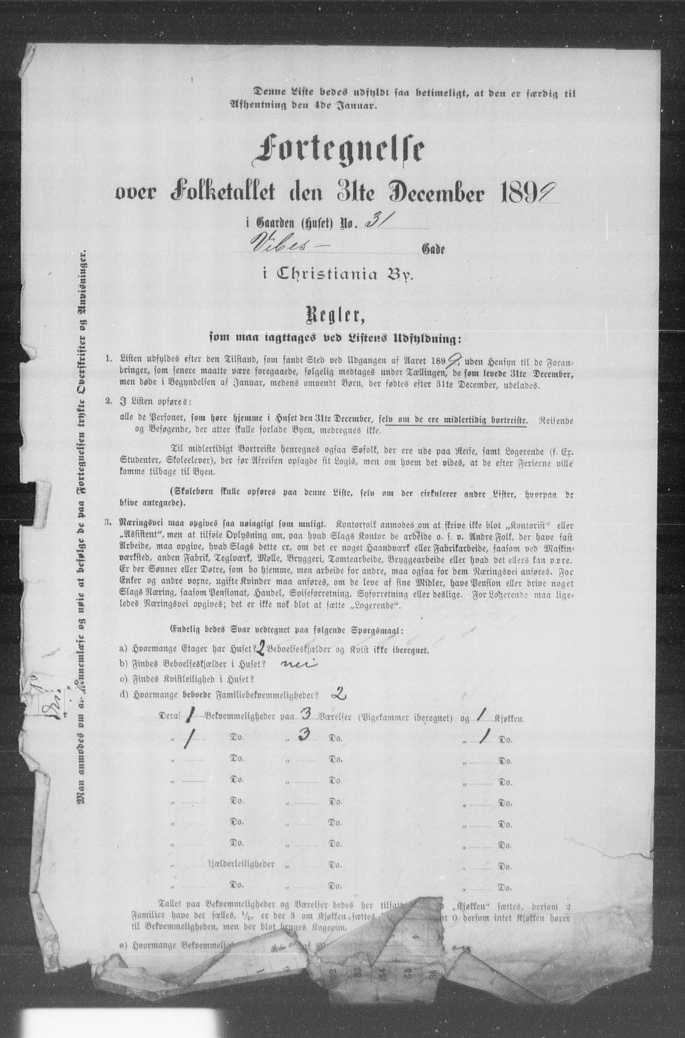 OBA, Municipal Census 1899 for Kristiania, 1899, p. 15855