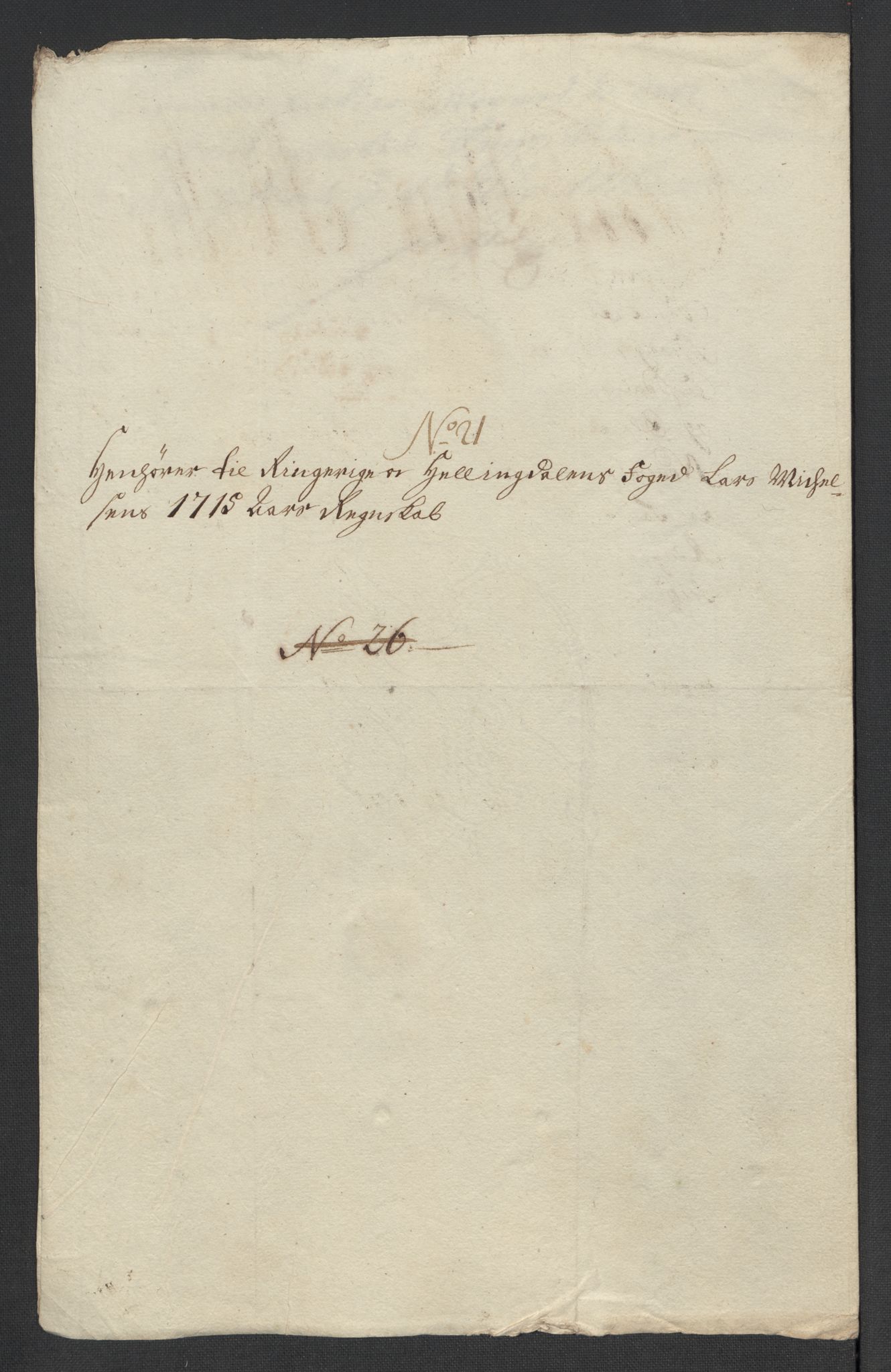 Rentekammeret inntil 1814, Reviderte regnskaper, Fogderegnskap, RA/EA-4092/R23/L1473: Fogderegnskap Ringerike og Hallingdal, 1715, p. 230