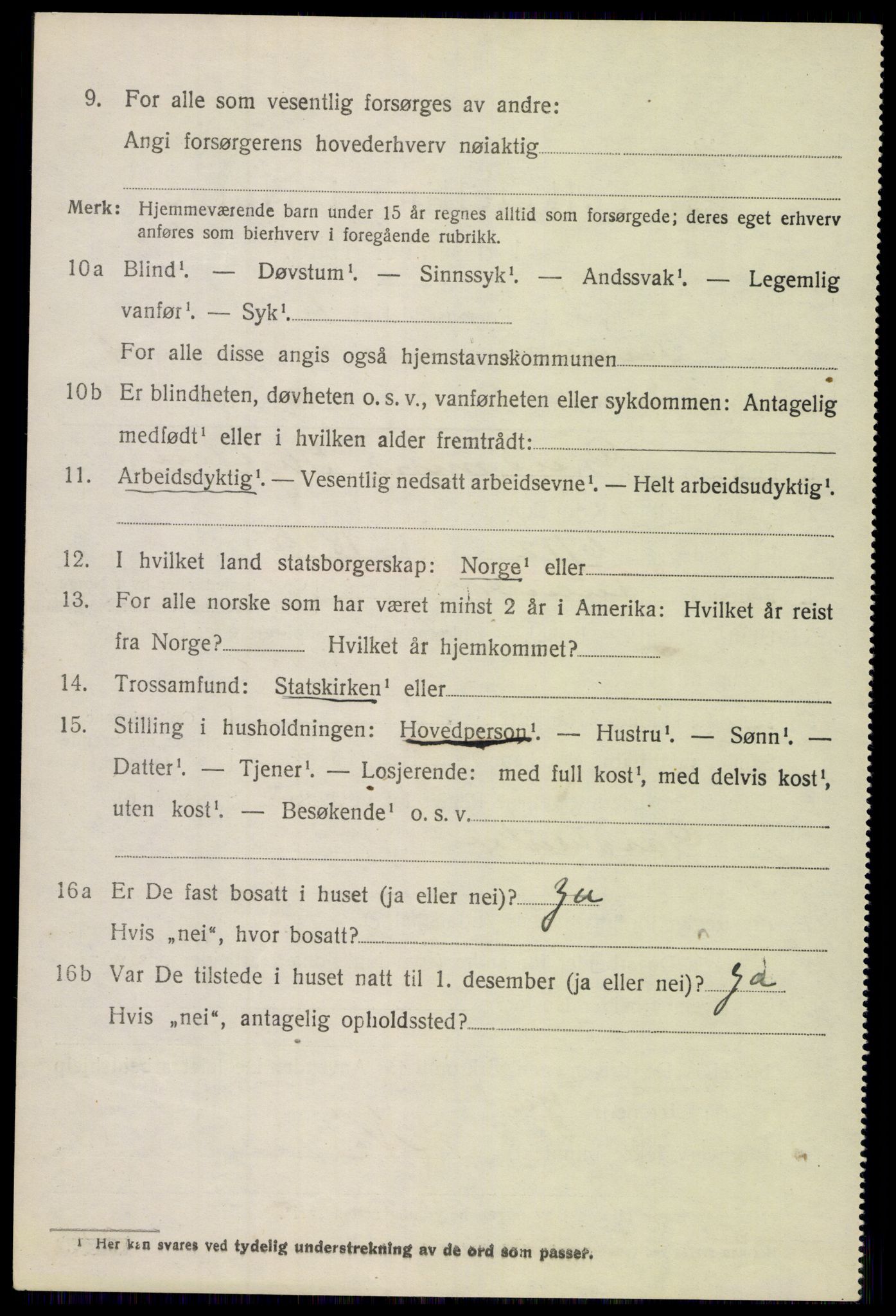 SAH, 1920 census for Lunner, 1920, p. 5378