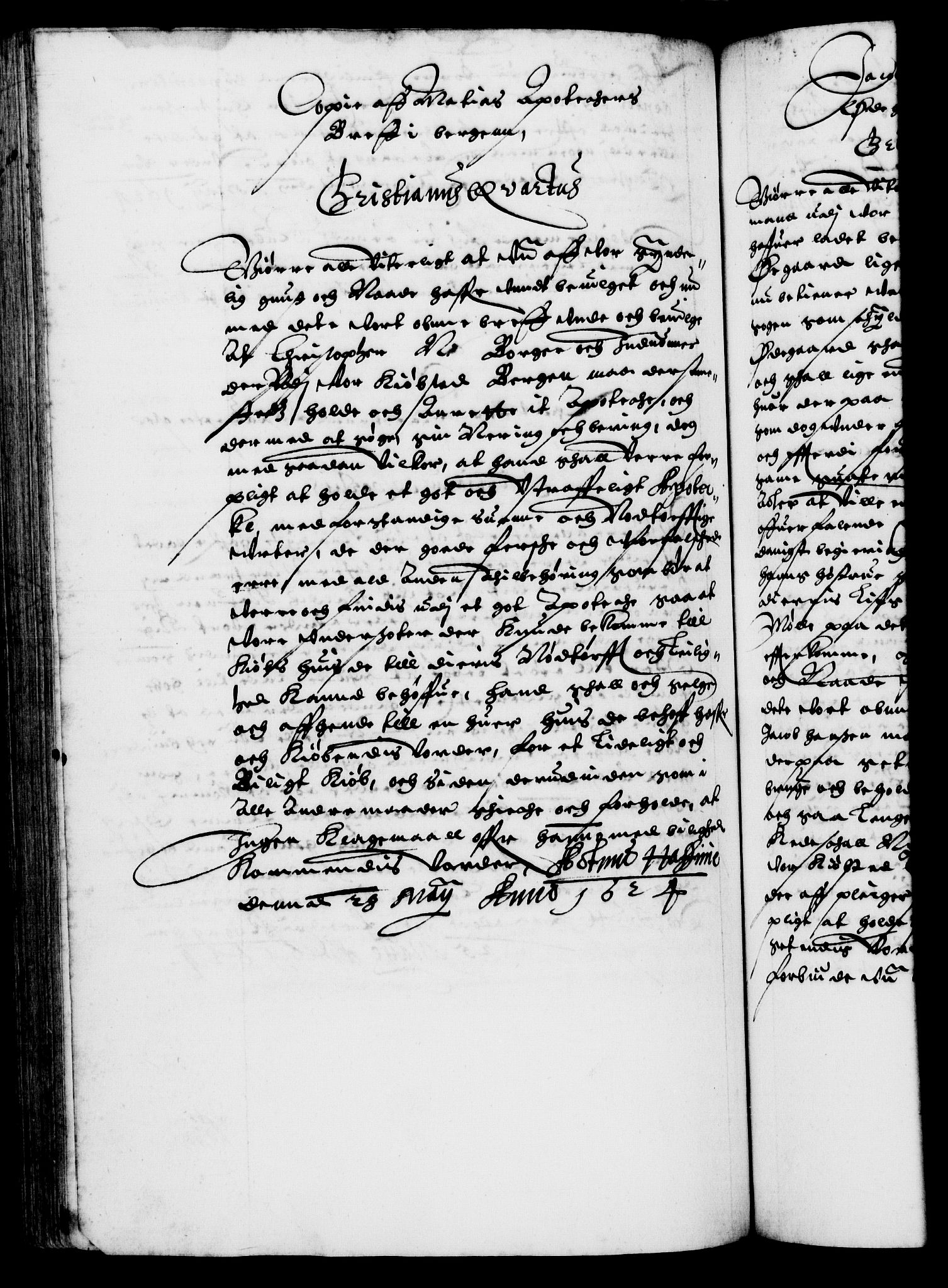 Danske Kanselli 1572-1799, AV/RA-EA-3023/F/Fc/Fca/Fcaa/L0004: Norske registre (mikrofilm), 1617-1630, p. 322b