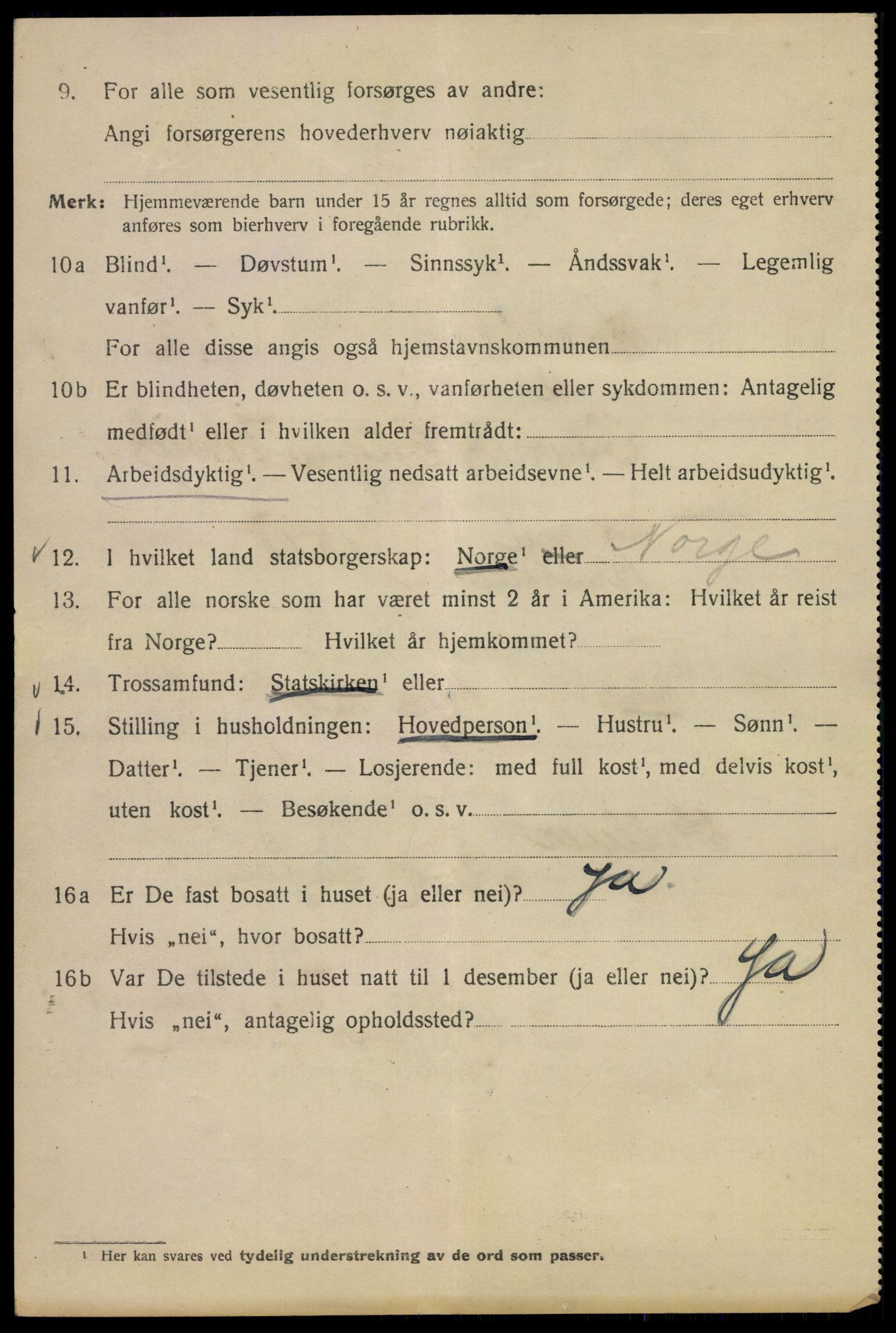 SAO, 1920 census for Kristiania, 1920, p. 394396